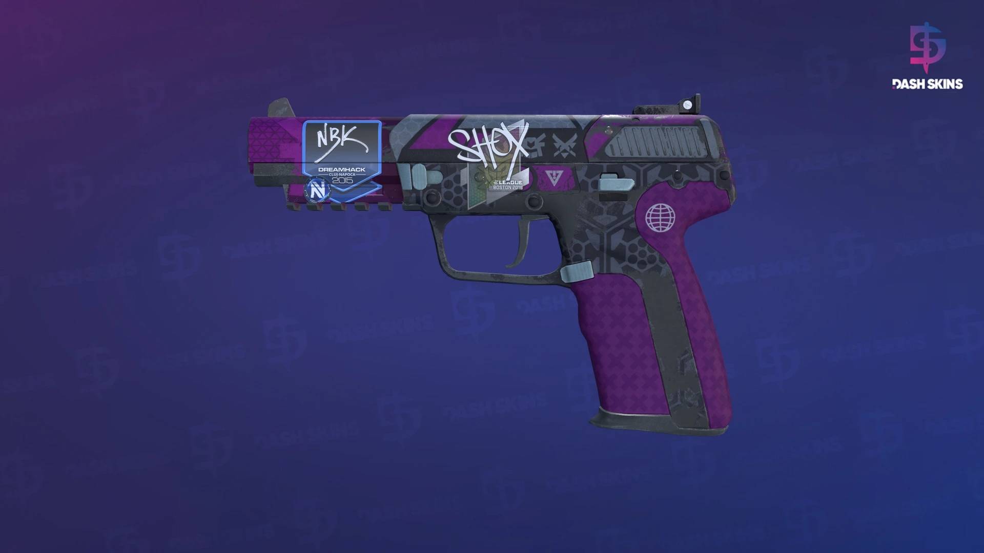 Five-SeveN | Violent Daimyo (Well-Worn) Screenshot Playside