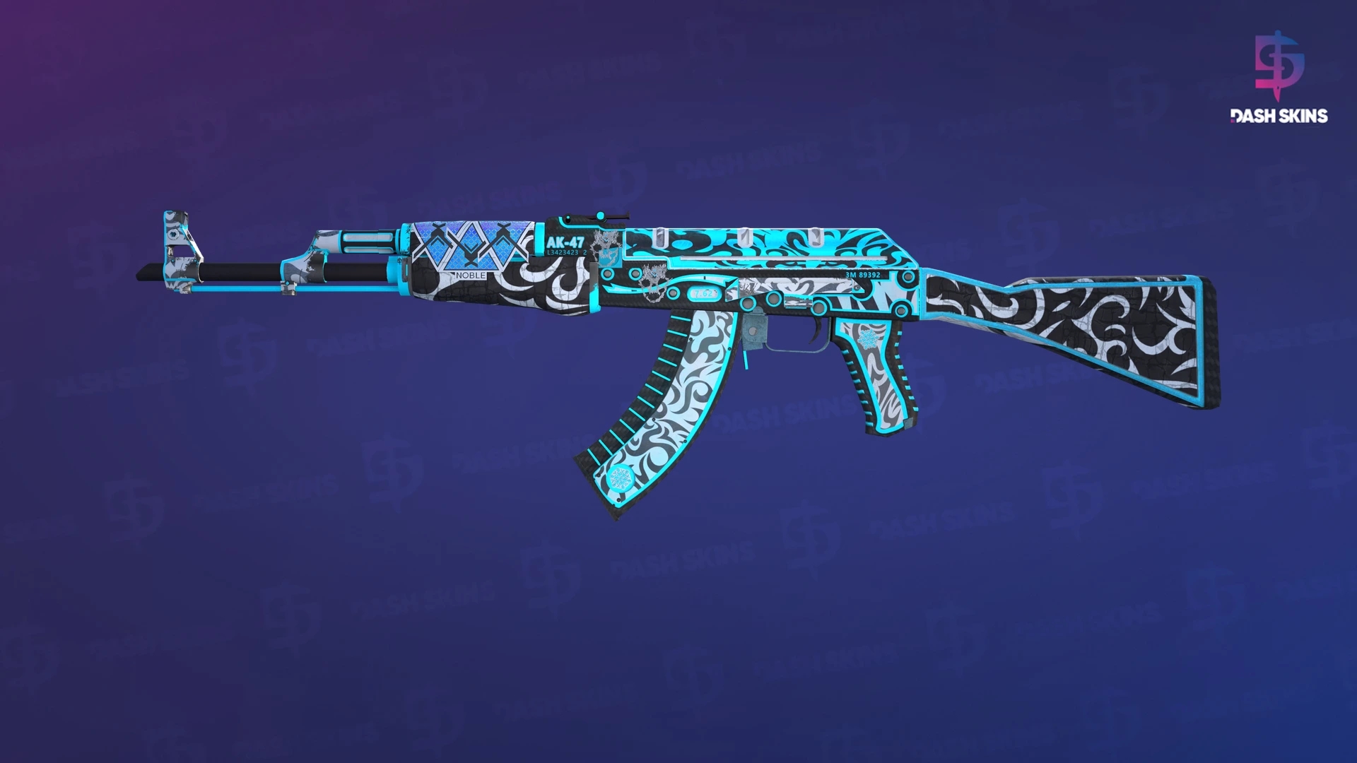 AK-47 | Frontside Misty (Minimal Wear) Screenshot Playside