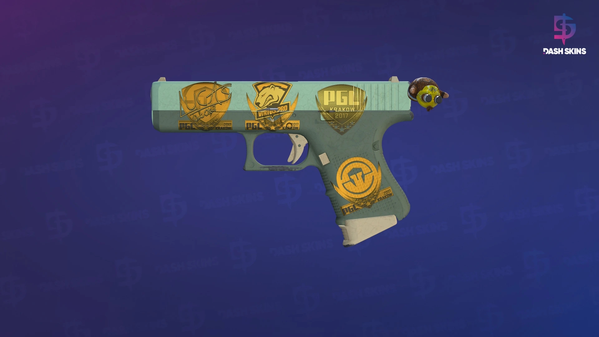 Souvenir Glock-18 | Groundwater (Minimal Wear) Screenshot Playside