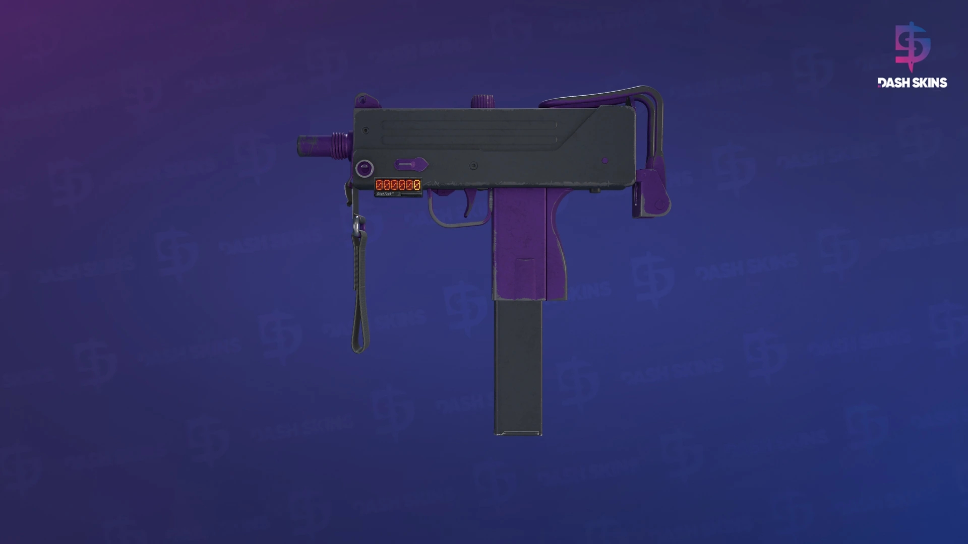 StatTrak™ MAC-10 | Ultraviolet (Well-Worn) Screenshot Playside