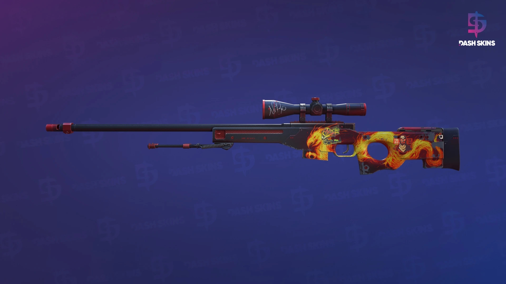AWP | Wildfire (Field-Tested) Screenshot Playside