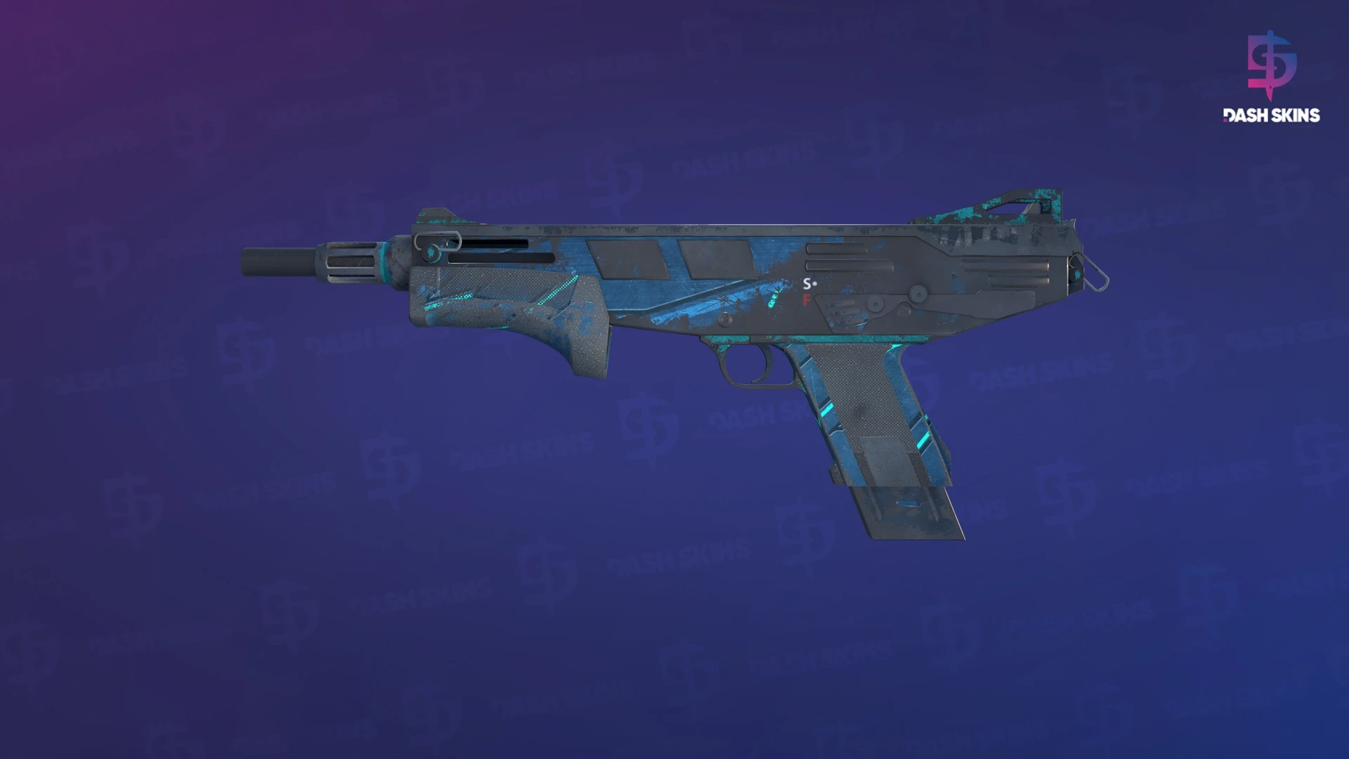 MAG-7 | Cobalt Core (Well-Worn) Screenshot Playside