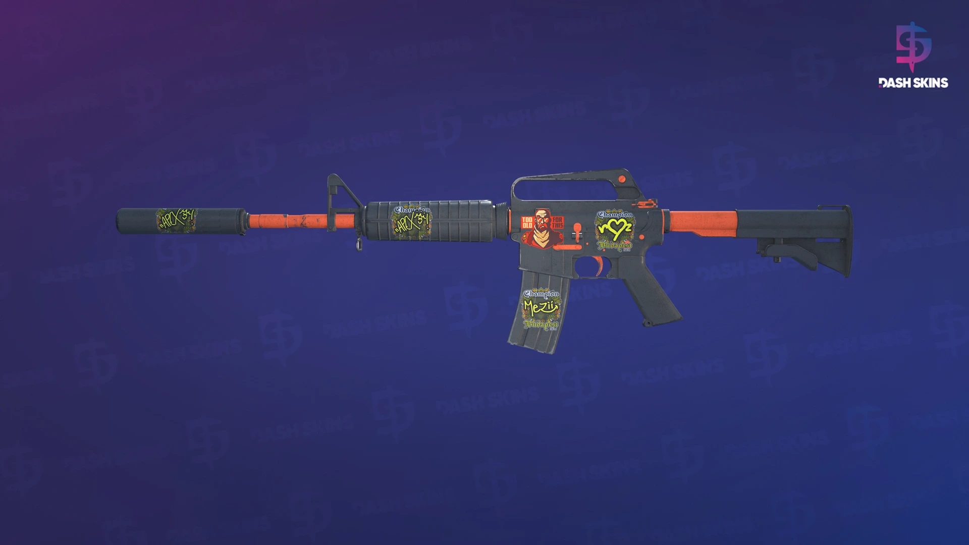 M4A1-S | Nitro (Well-Worn) Screenshot Playside