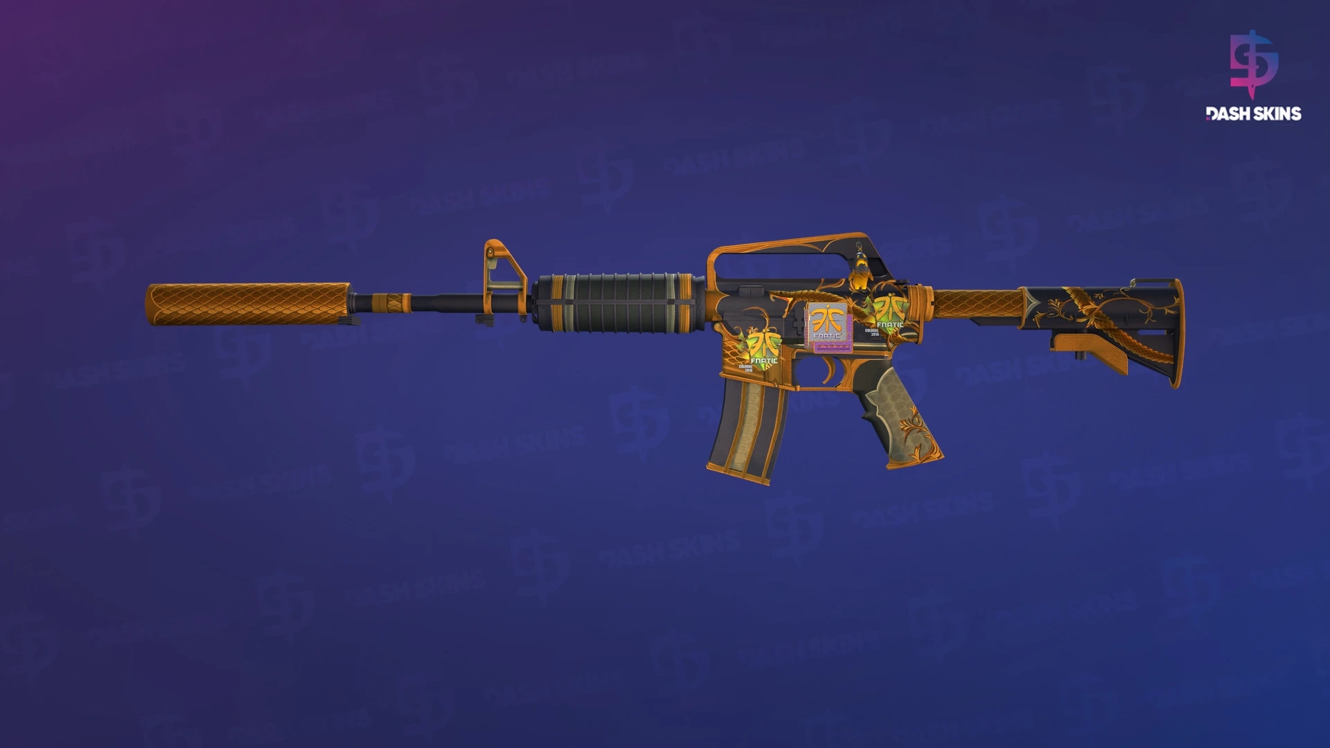 M4A1-S | Golden Coil (Field-Tested) Screenshot Playside