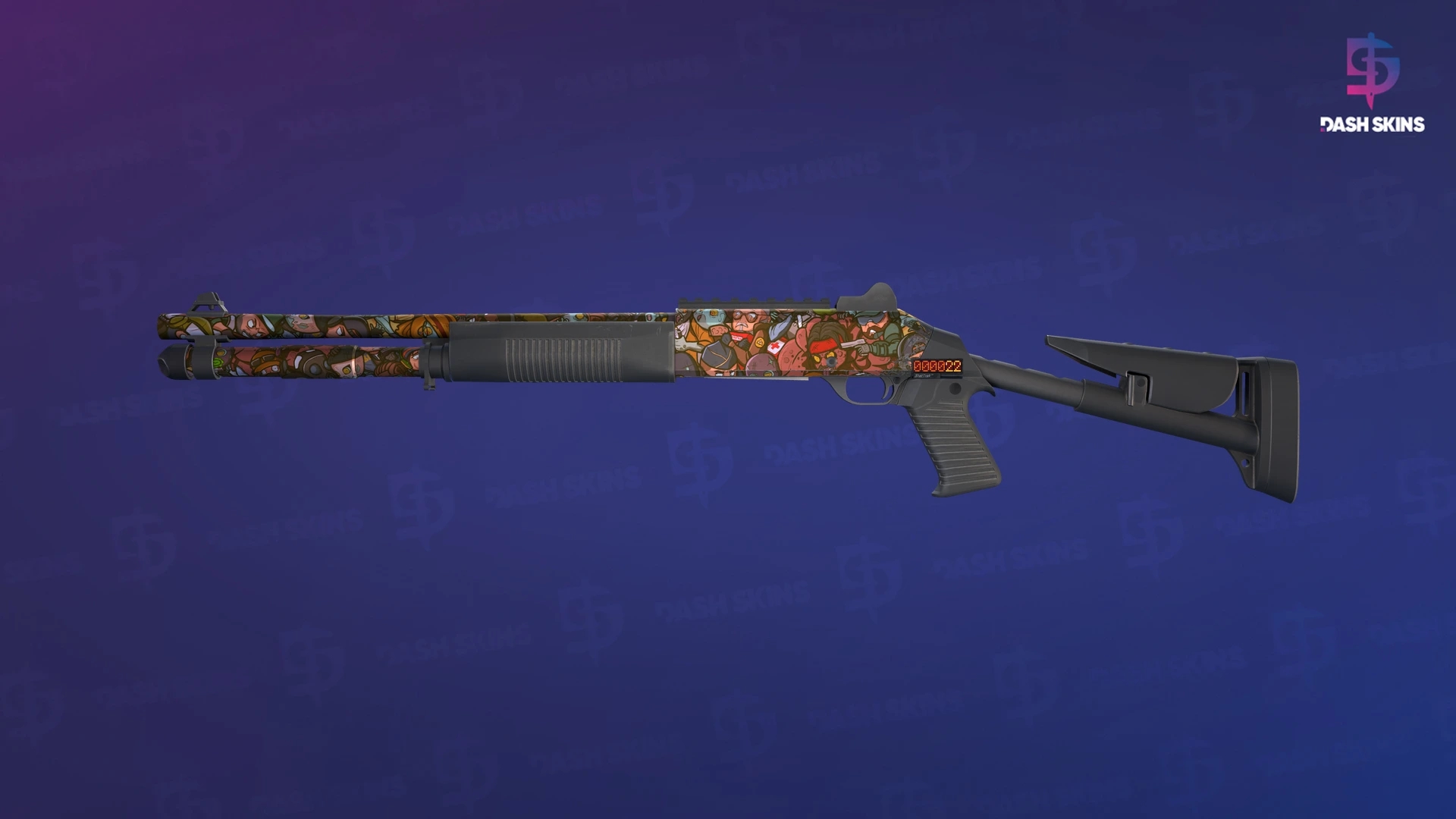 StatTrak™ XM1014 | Zombie Offensive (Factory New) Screenshot Playside