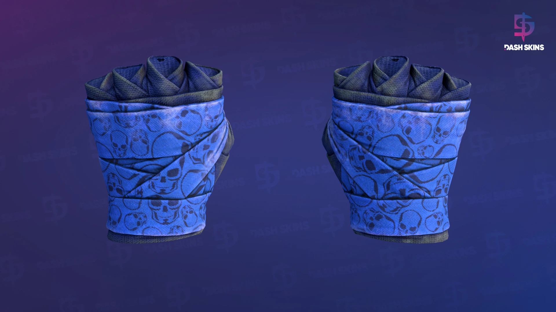 ★ Hand Wraps | Cobalt Skulls (Battle-Scarred) Screenshot Playside