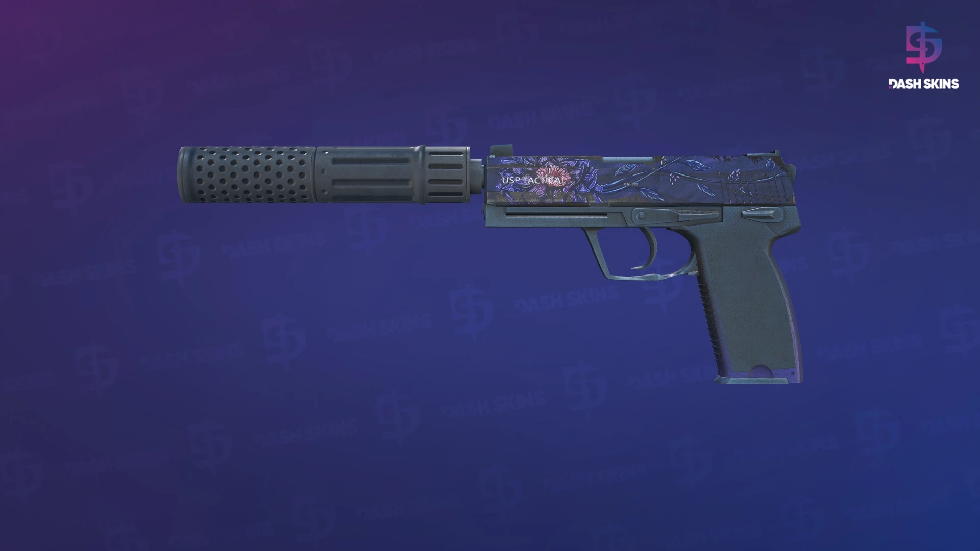 USP-S | Black Lotus (Battle-Scarred) Screenshot Playside
