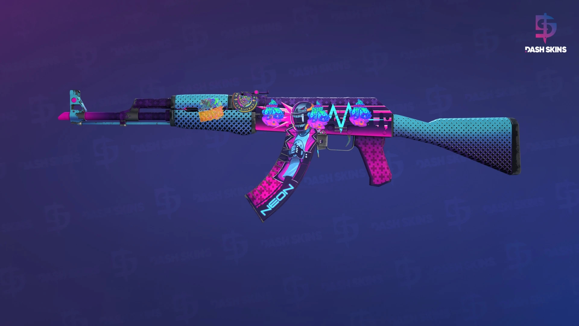 AK-47 | Neon Rider (Field-Tested) Screenshot Playside