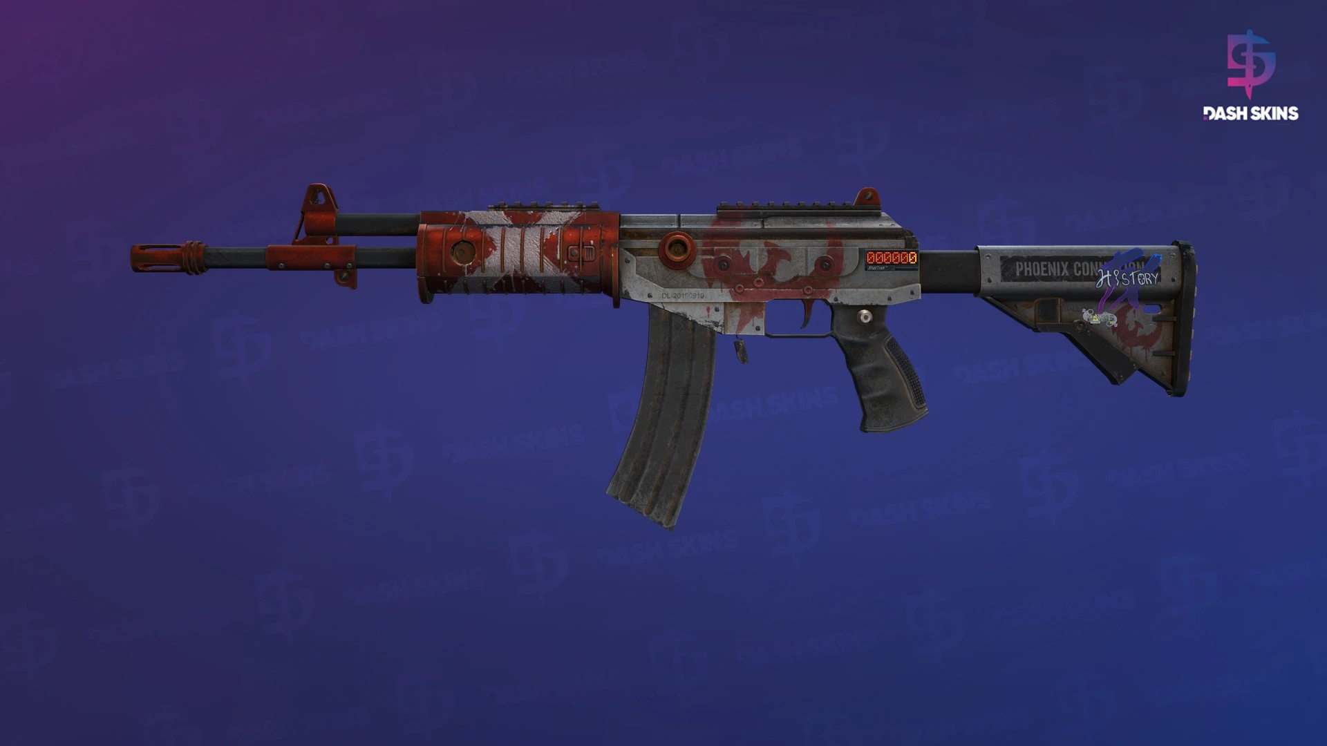 StatTrak™ Galil AR | Connexion (Battle-Scarred) Screenshot Playside