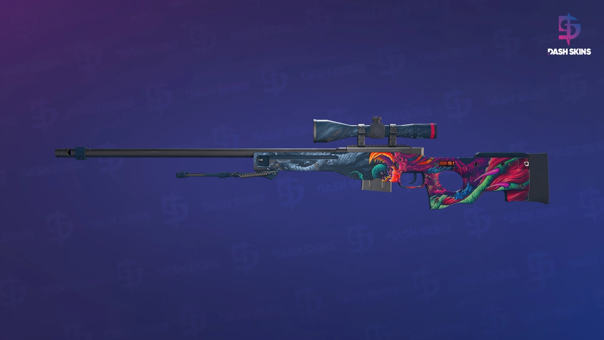 StatTrak™ AWP | Hyper Beast (Field-Tested) Screenshot Playside