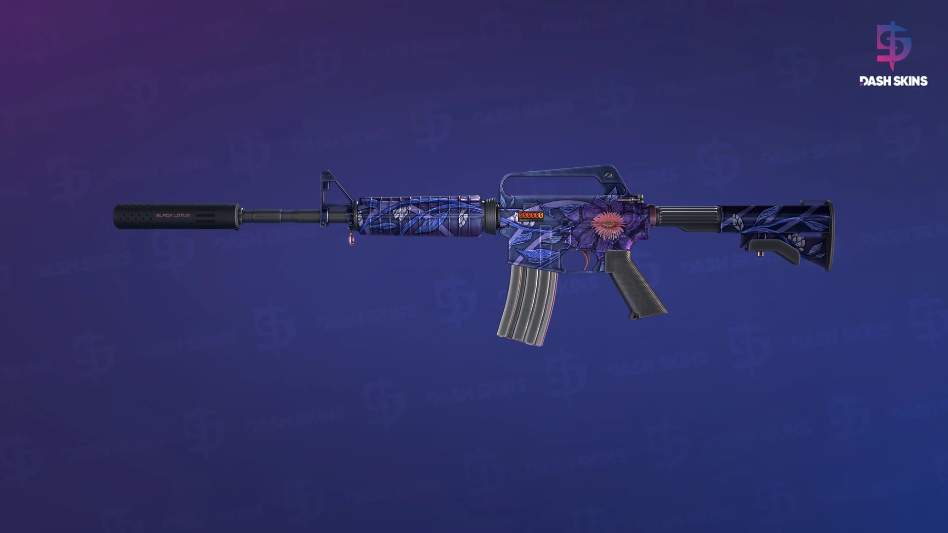 StatTrak™ M4A1-S | Black Lotus (Minimal Wear) Screenshot Playside