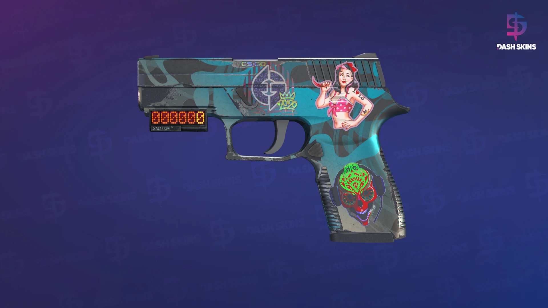 StatTrak™ P250 | Ripple (Field-Tested) Screenshot Playside