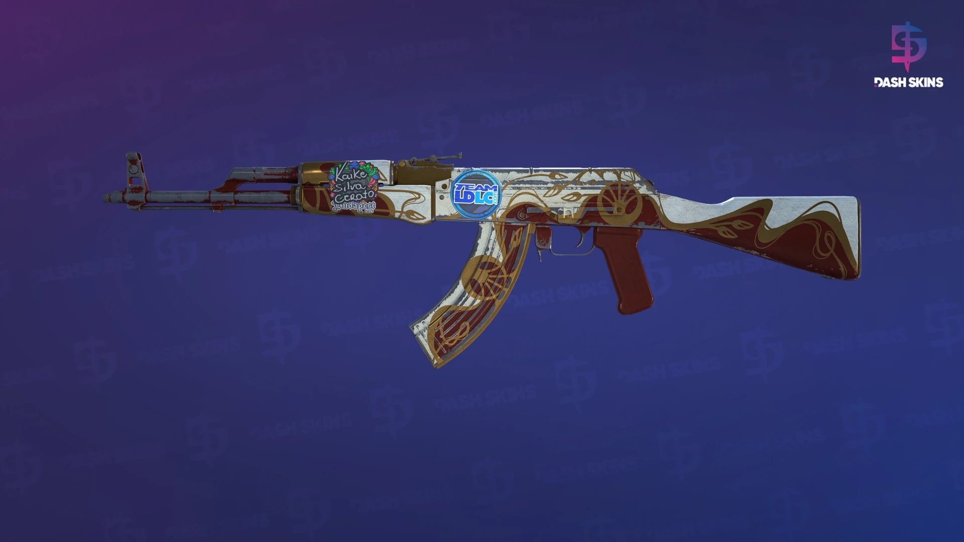 AK-47 | Nouveau Rouge (Well-Worn) Screenshot Playside