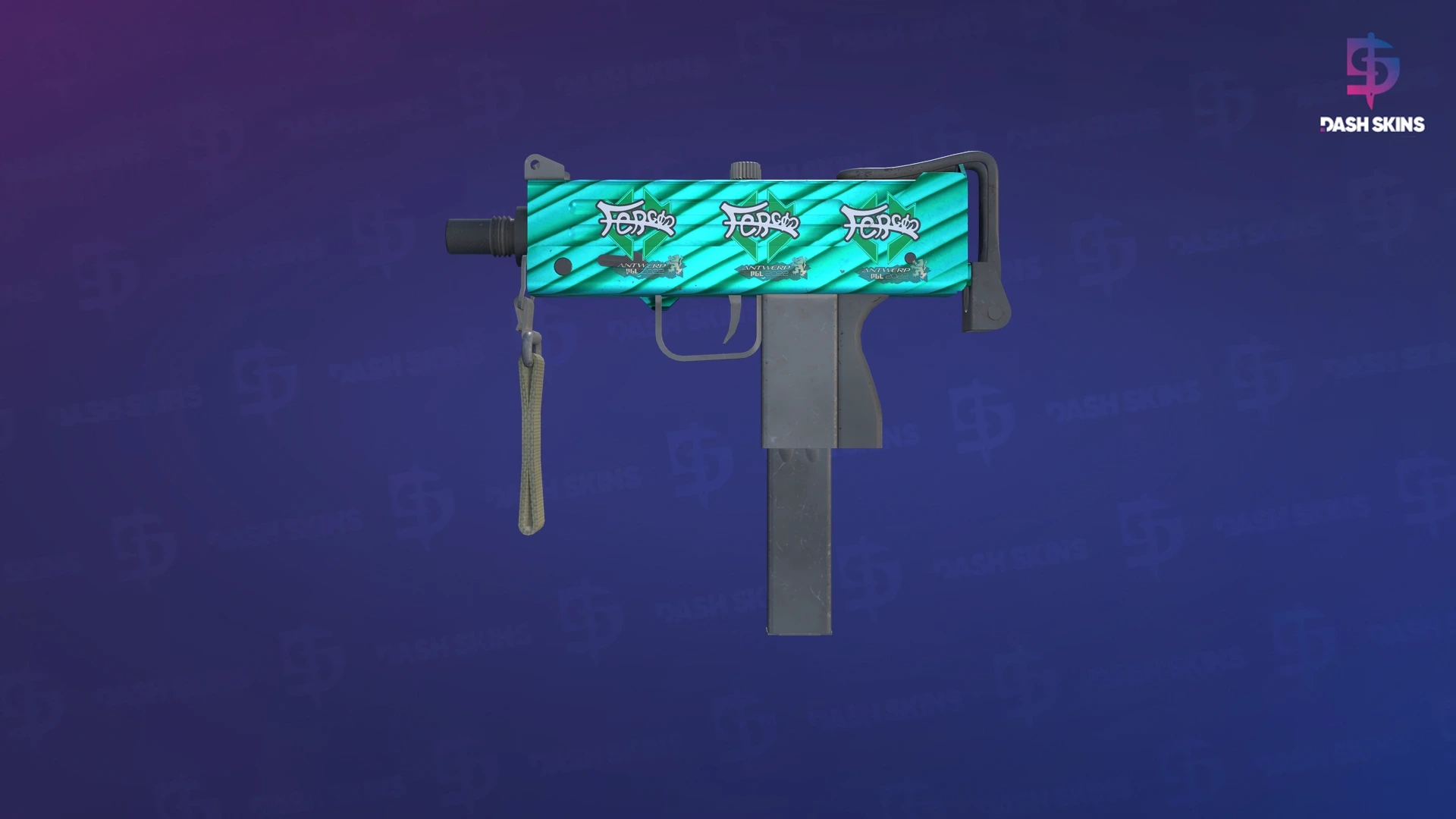MAC-10 | Malachite (Minimal Wear) Screenshot Playside