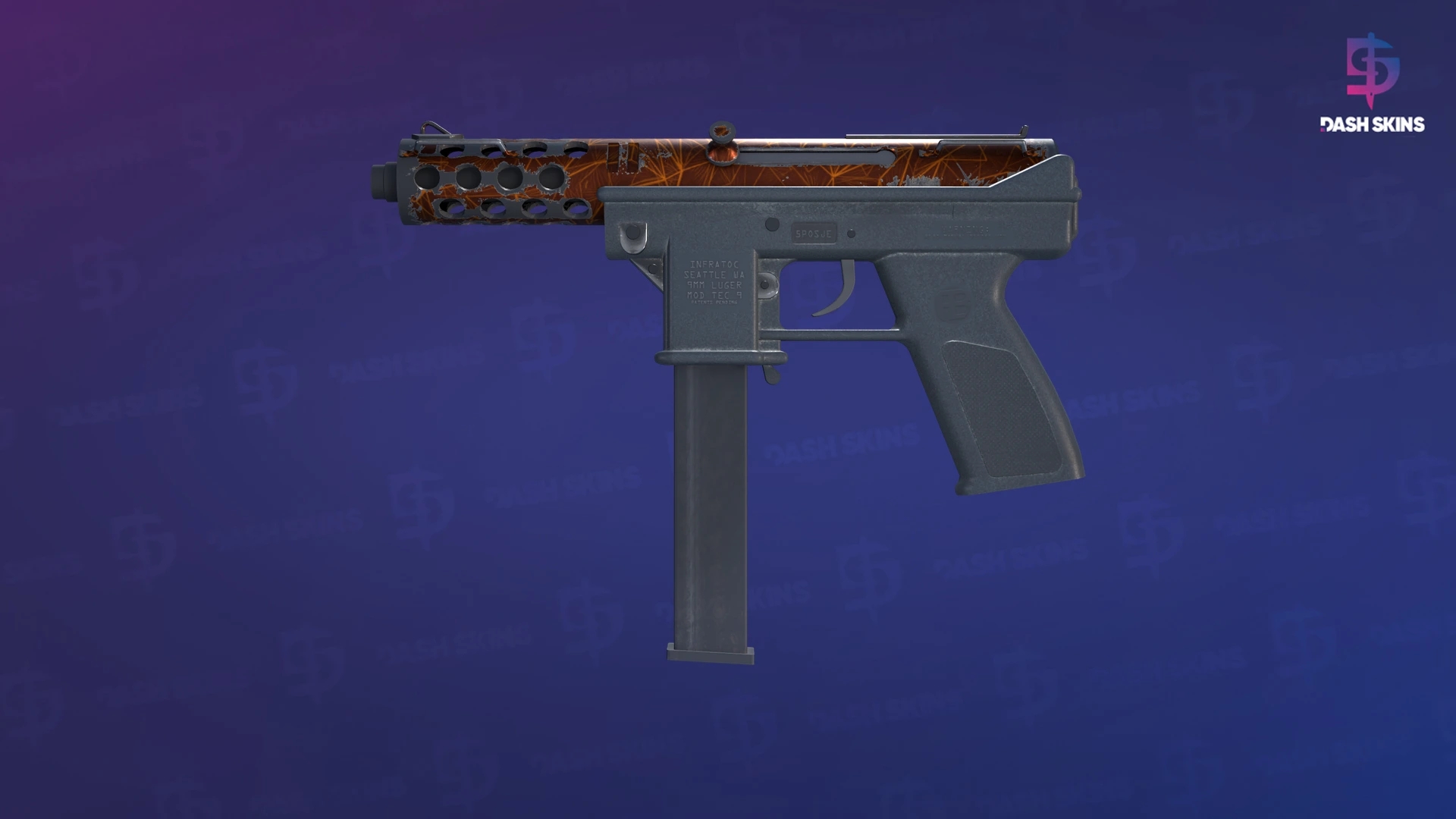 Tec-9 | Red Quartz (Field-Tested) Screenshot Playside