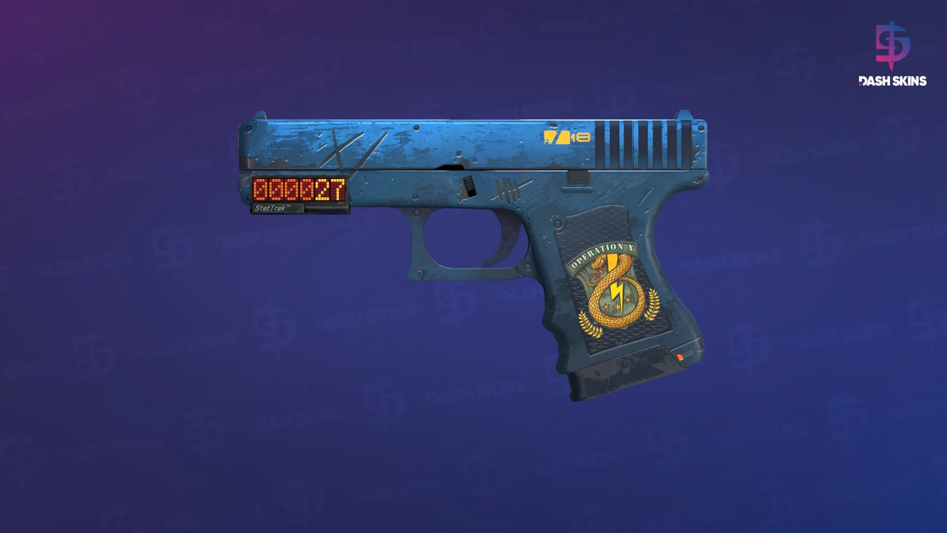 StatTrak™ Glock-18 | Off World (Field-Tested) Screenshot Playside