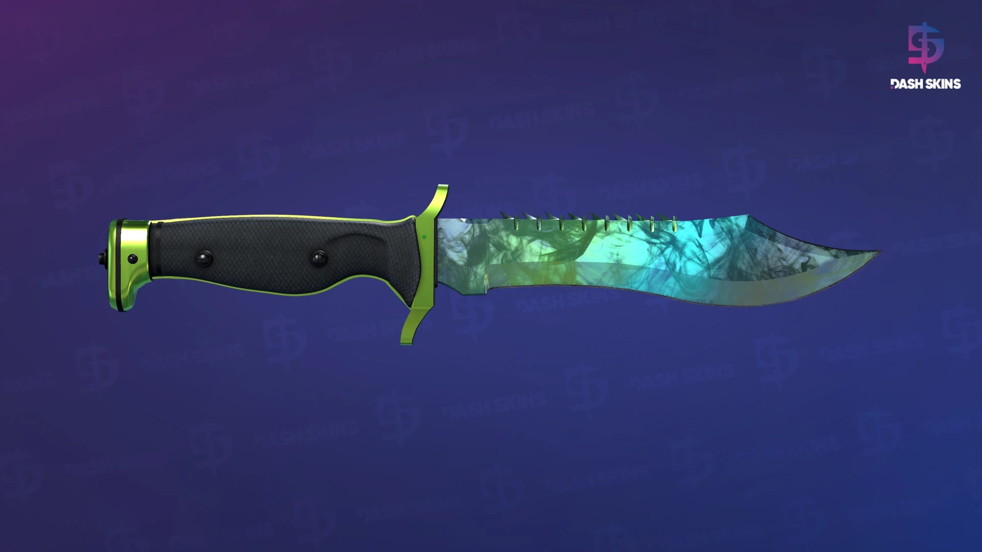 ★ Bowie Knife | Gamma Doppler (Factory New) - Phase 4 Screenshot Playside
