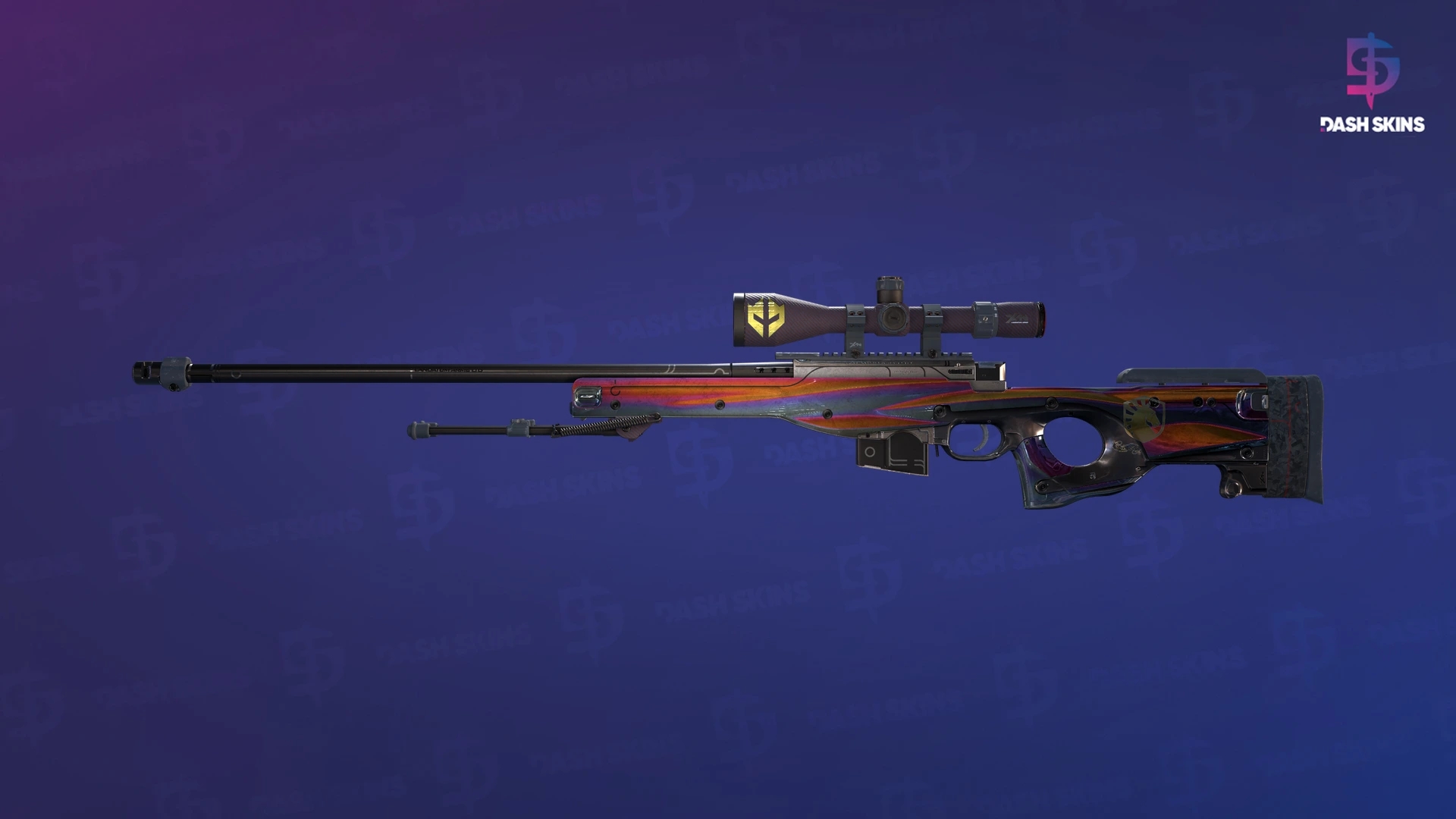 AWP | Chrome Cannon (Well-Worn) Screenshot Playside