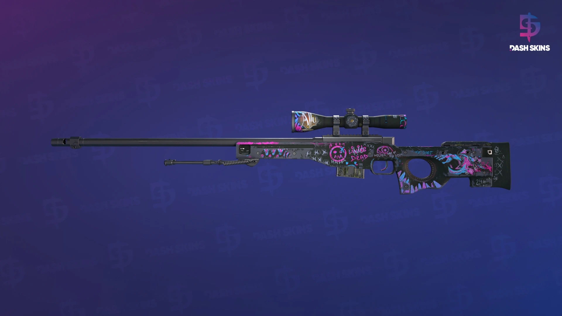 AWP | Fever Dream (Well-Worn) Screenshot Playside