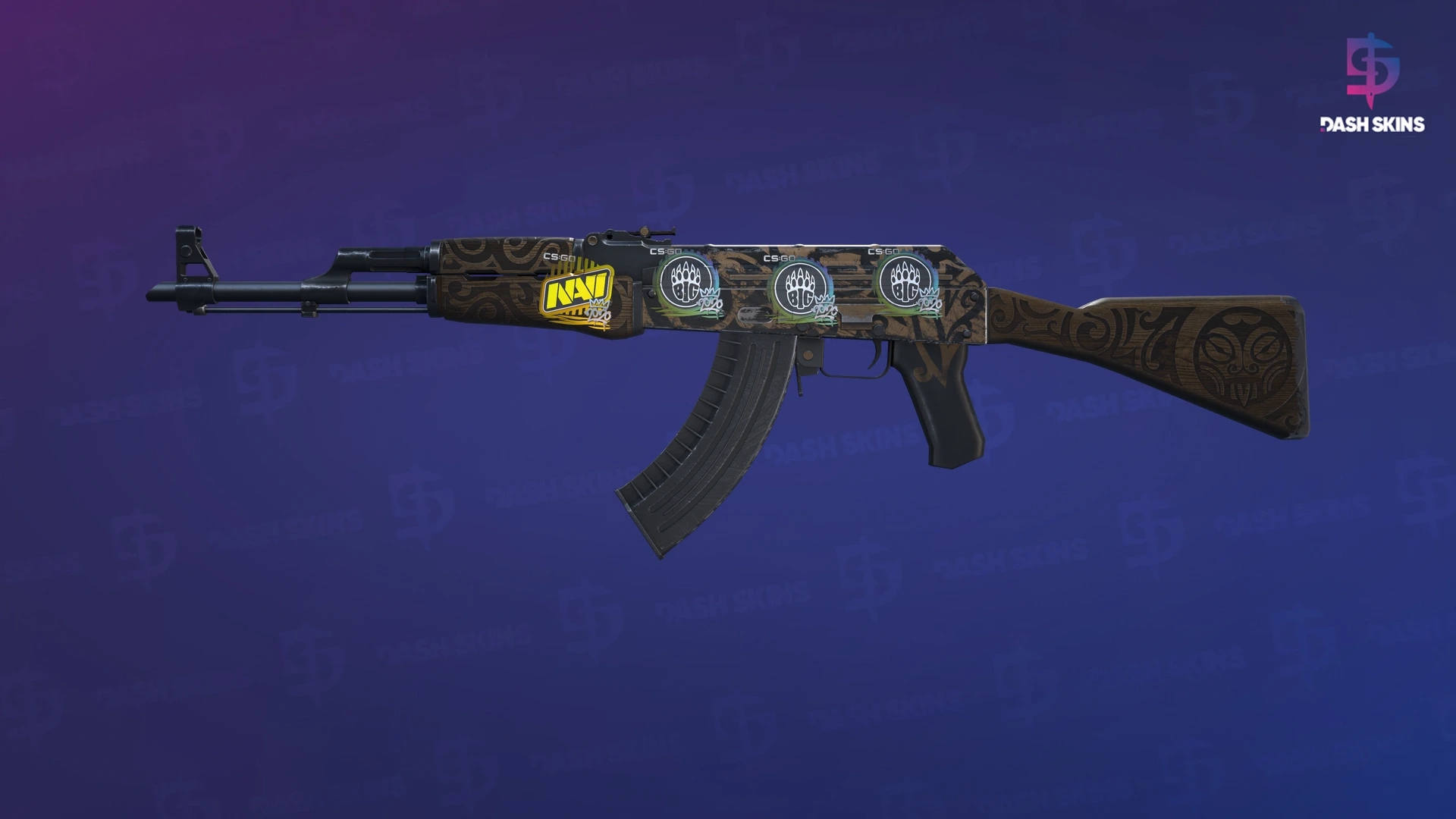 AK-47 | Uncharted (Field-Tested) Screenshot Playside