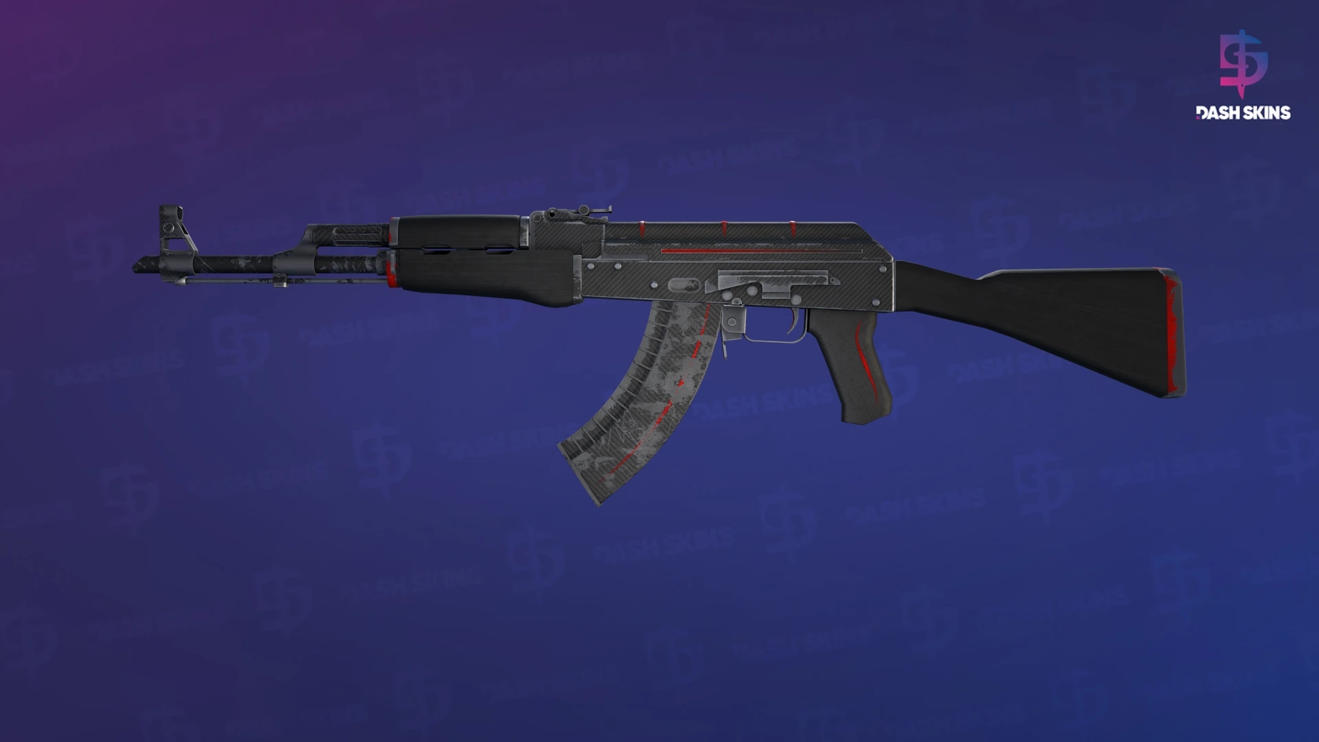 AK-47 | Redline (Well-Worn) Screenshot Playside