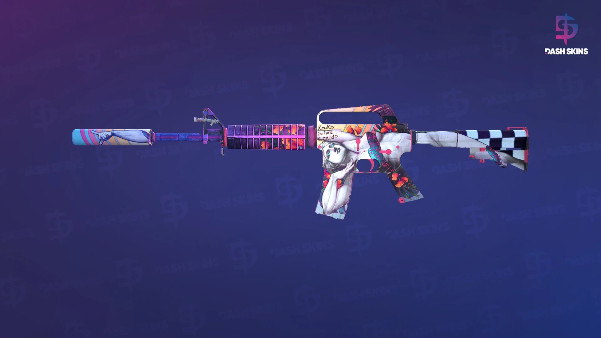 M4A1-S | Vaporwave (Field-Tested) Screenshot Playside