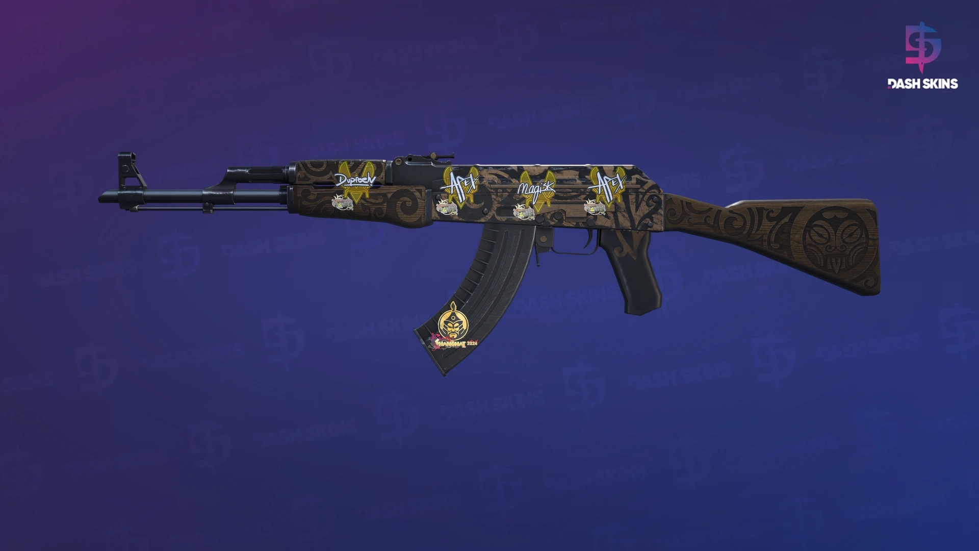 AK-47 | Uncharted (Factory New) Screenshot Playside