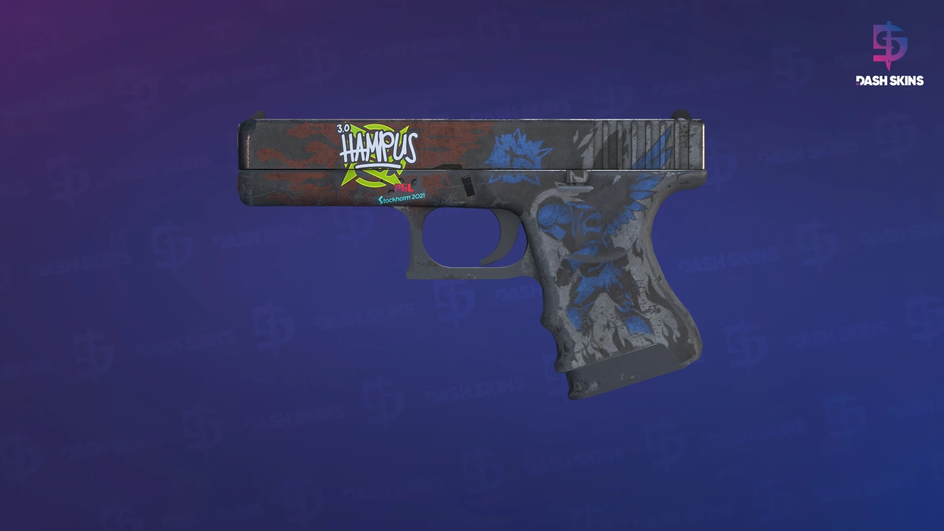 Glock-18 | Sacrifice (Battle-Scarred) Screenshot Playside