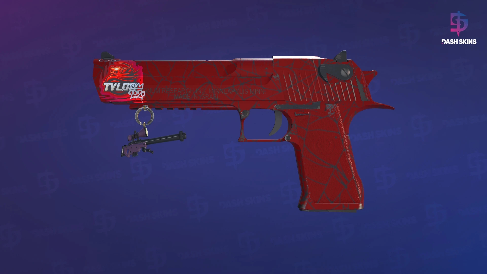 Desert Eagle | Crimson Web (Minimal Wear) Screenshot Playside