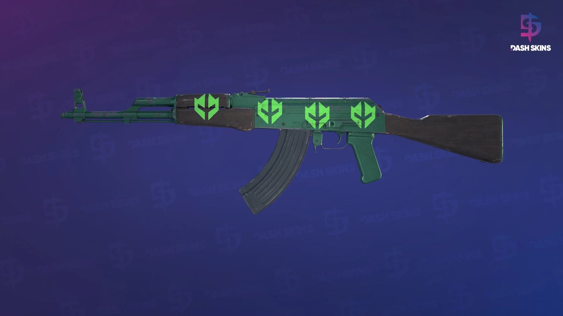 AK-47 | Wintergreen (Field-Tested) Screenshot Playside