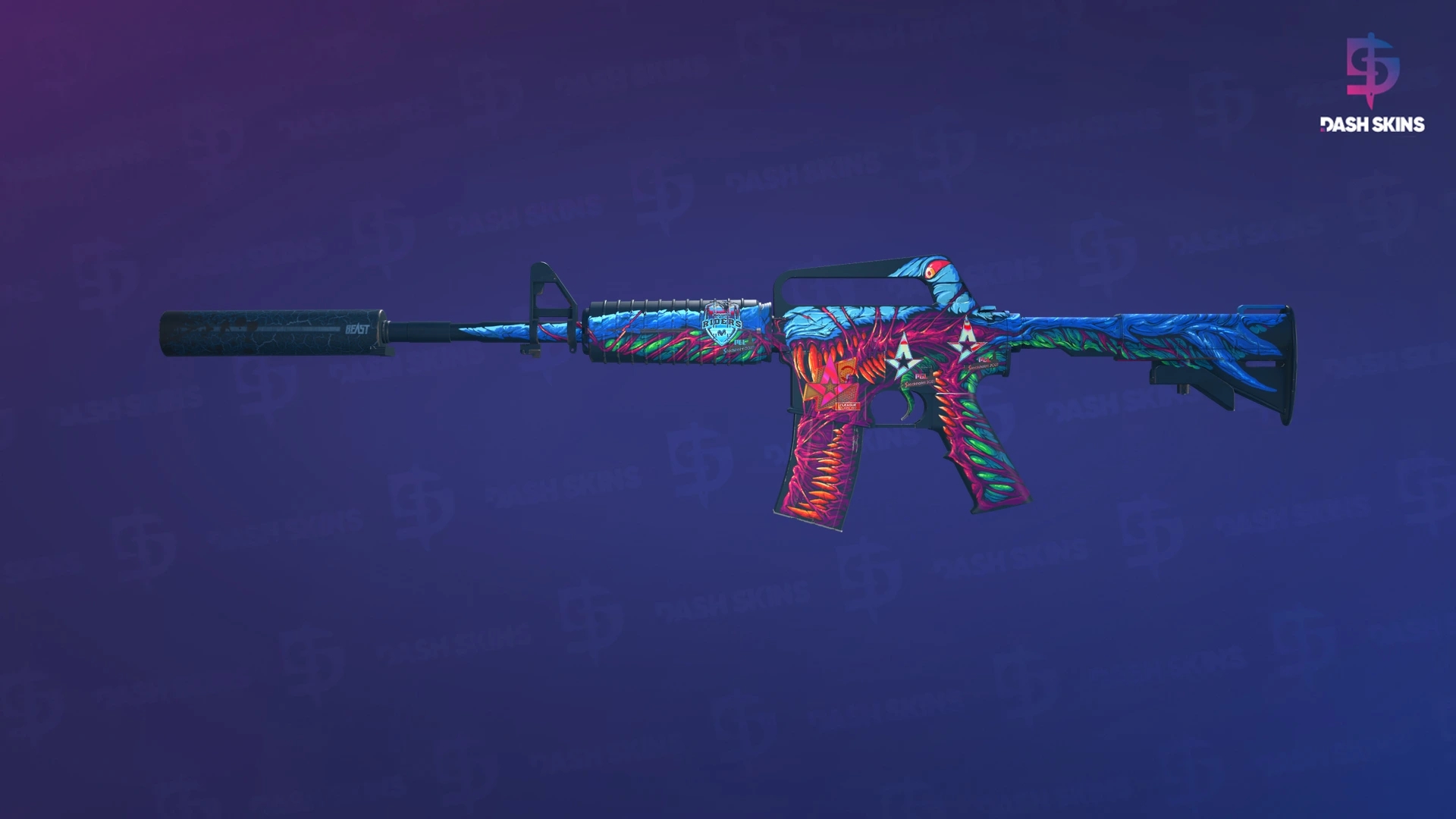 M4A1-S | Hyper Beast (Minimal Wear) Screenshot Playside