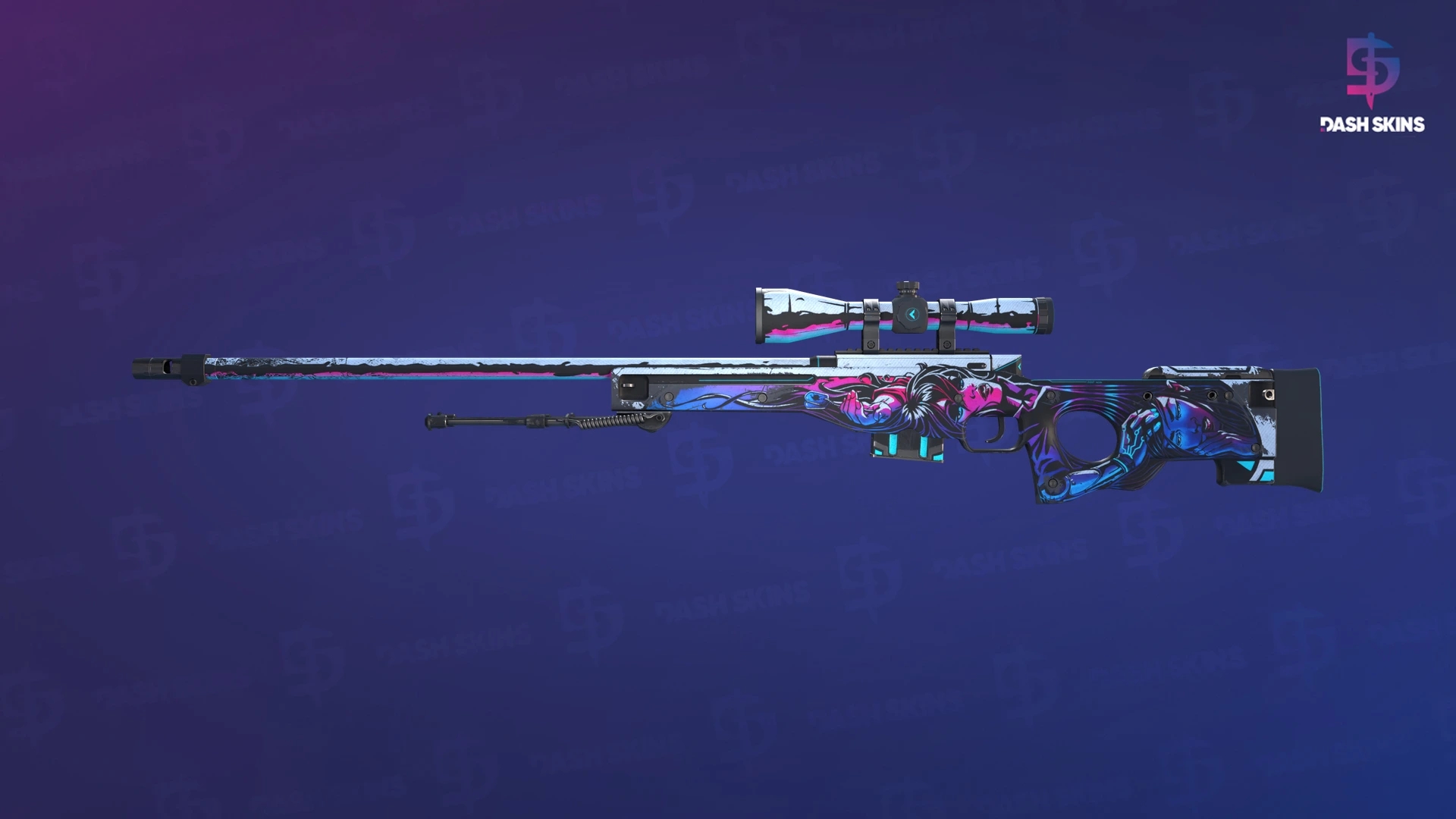 AWP | Neo-Noir (Well-Worn) Screenshot Playside