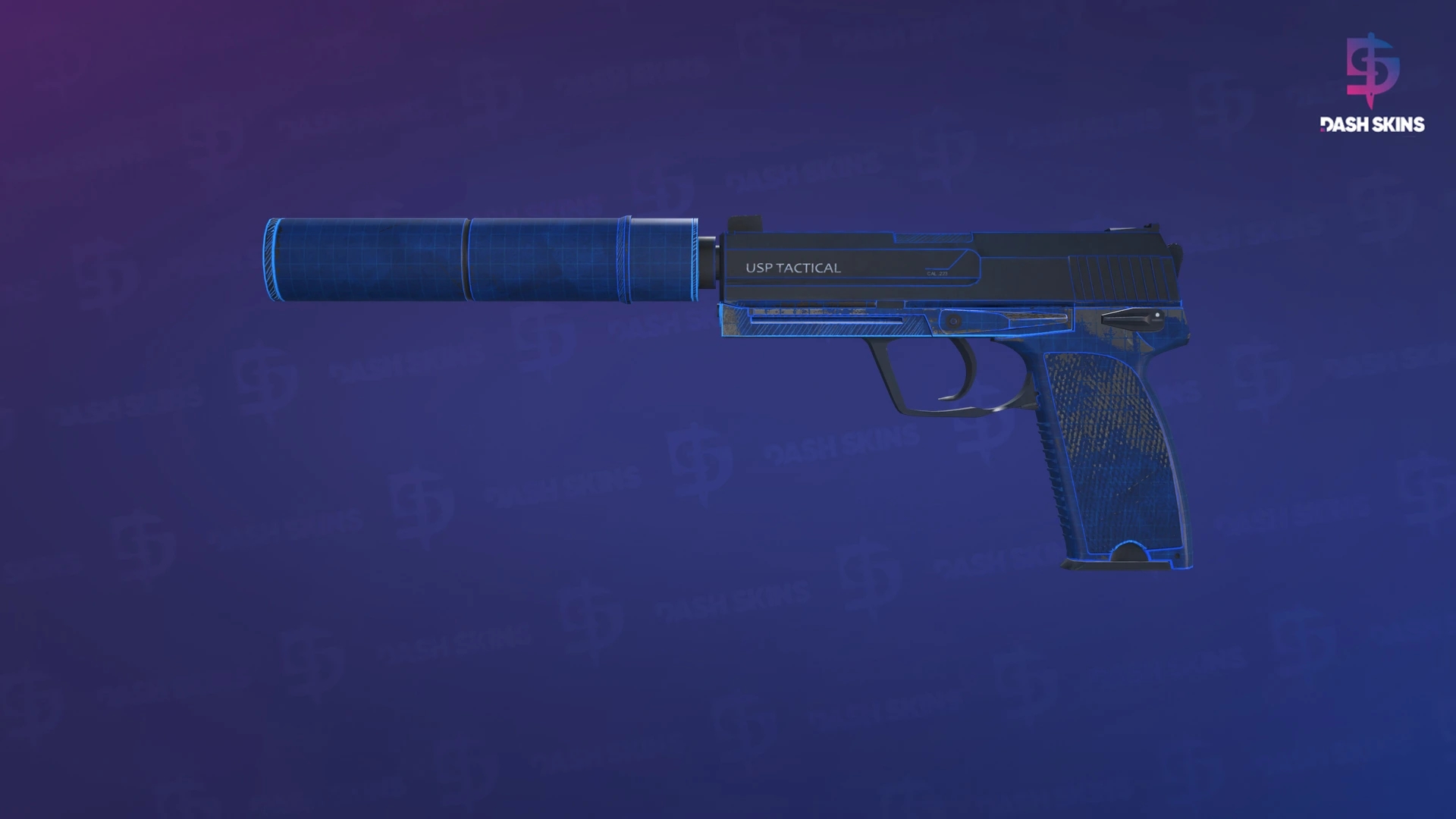 USP-S | Blueprint (Battle-Scarred) Screenshot Playside