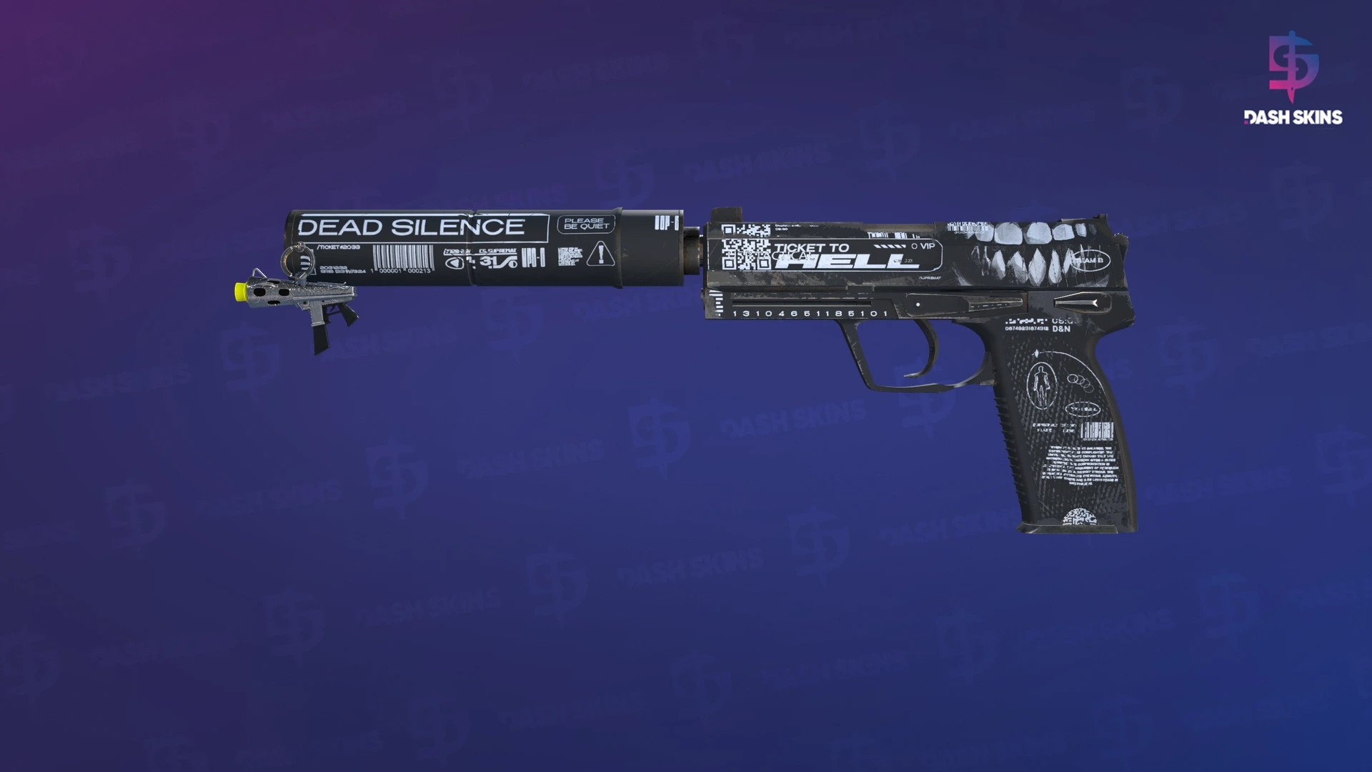 USP-S | Ticket to Hell (Field-Tested) Screenshot Playside