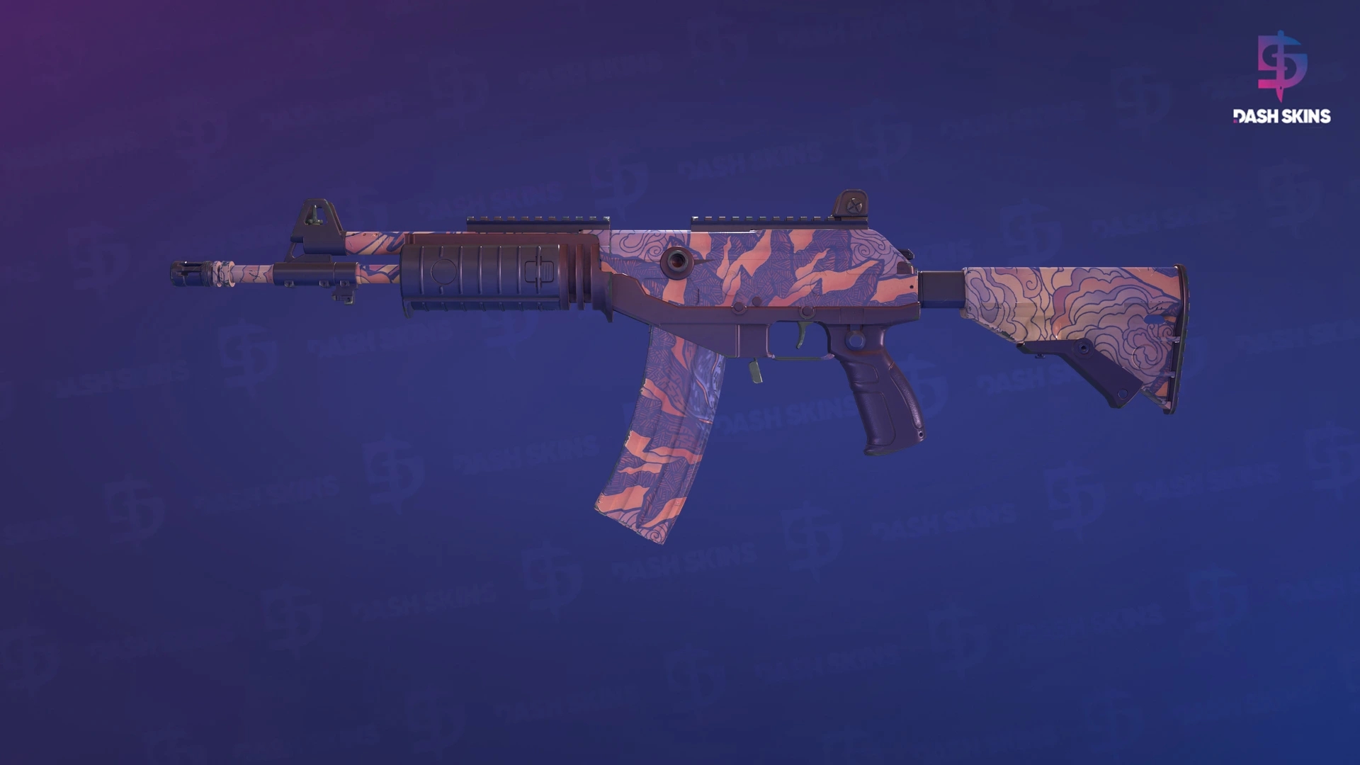 Galil AR | Sky Mandala (Minimal Wear) Screenshot Playside
