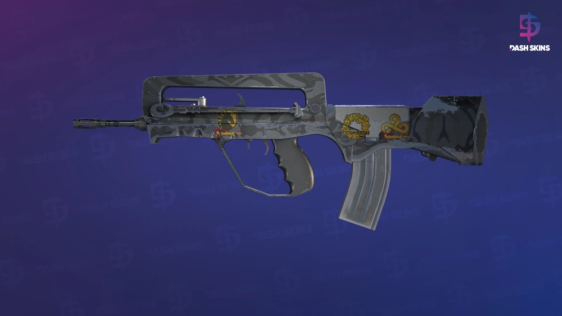 Souvenir FAMAS | Dark Water (Field-Tested) Screenshot Playside