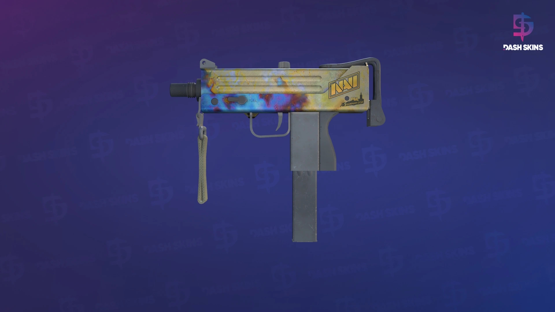 Souvenir MAC-10 | Case Hardened (Minimal Wear) Screenshot Playside
