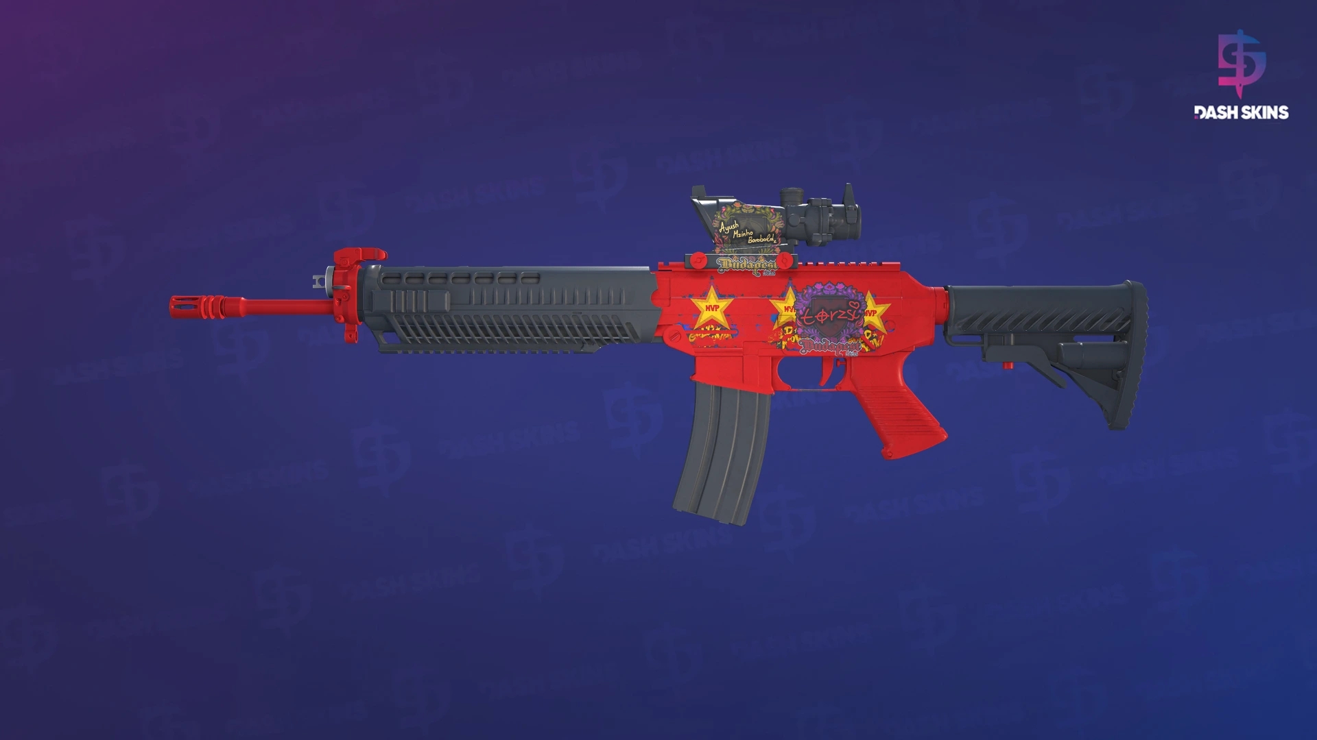 SG 553 | Candy Apple (Factory New) Screenshot Playside