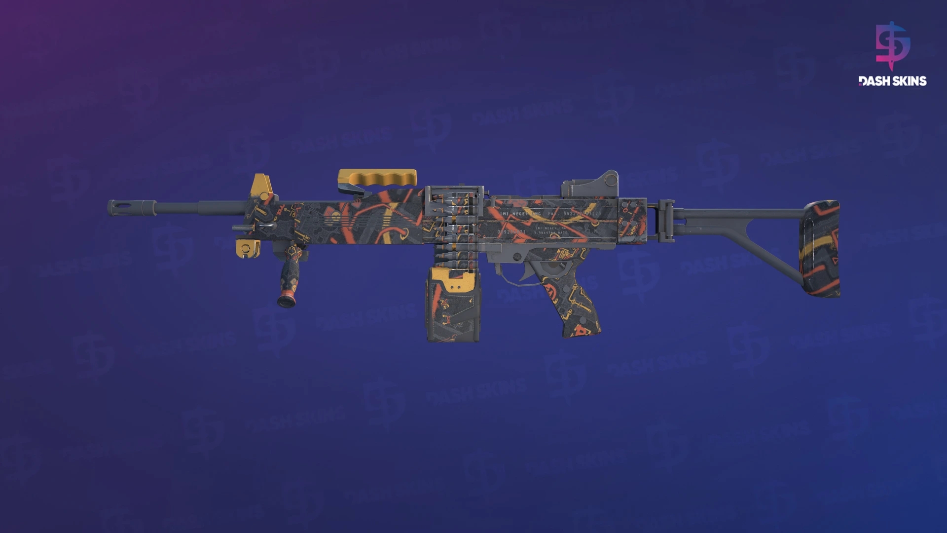 Negev | Infrastructure (Factory New) Screenshot Playside