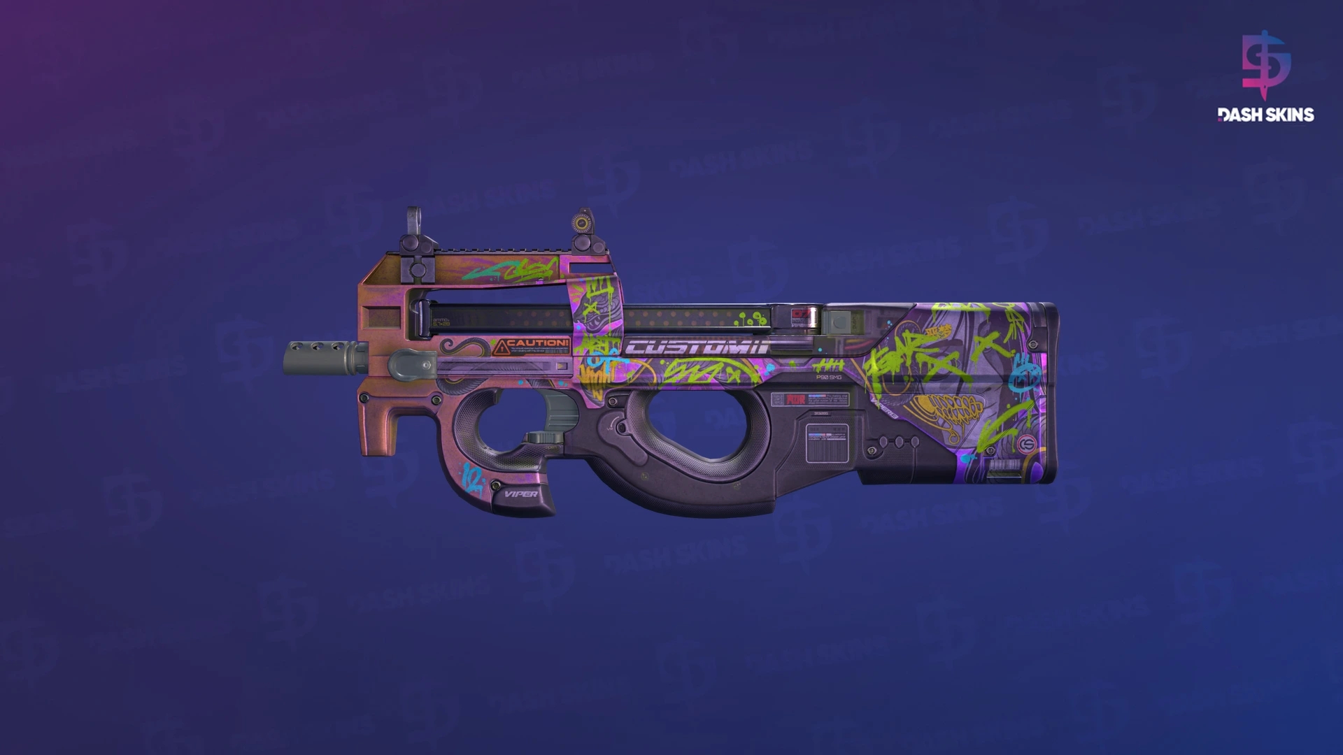 P90 | Neoqueen (Well-Worn) Screenshot Playside