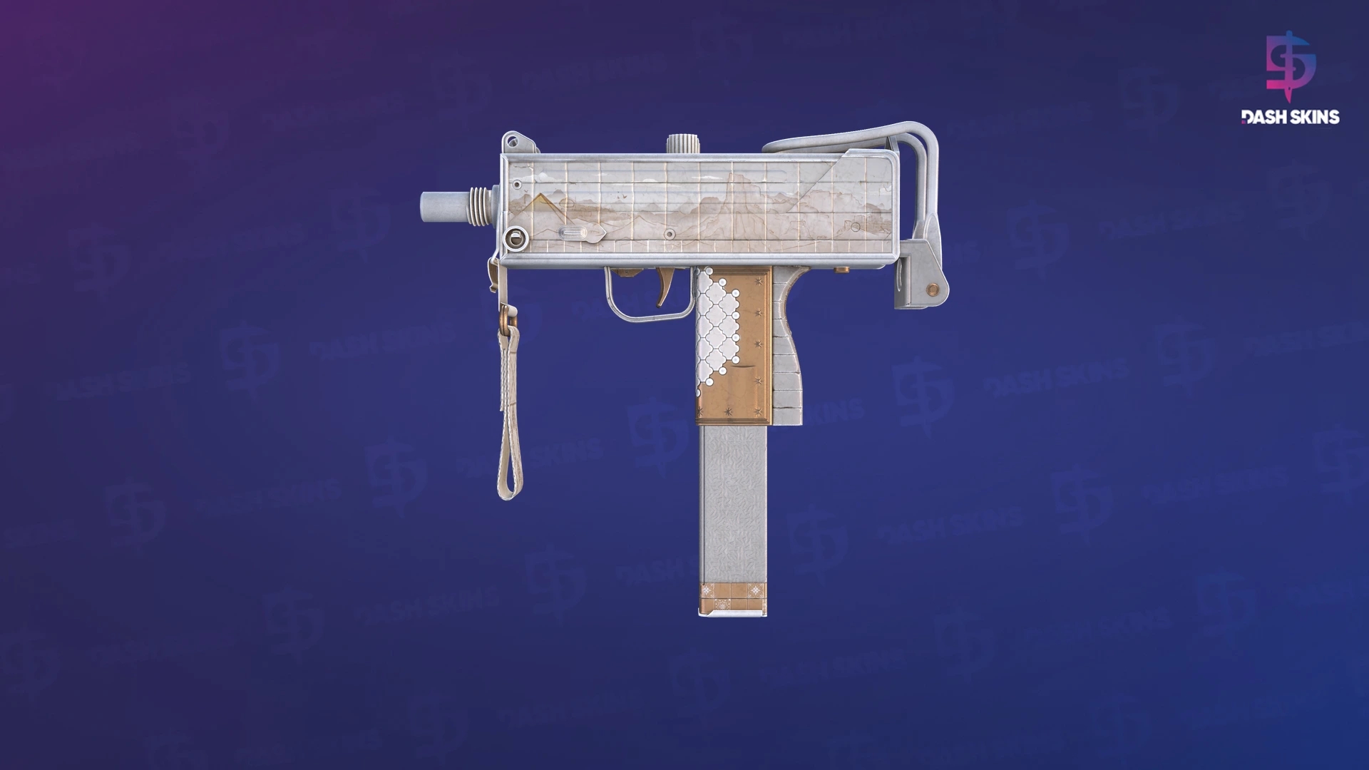 MAC-10 | Arabesque Mosaic (Minimal Wear) Screenshot Playside