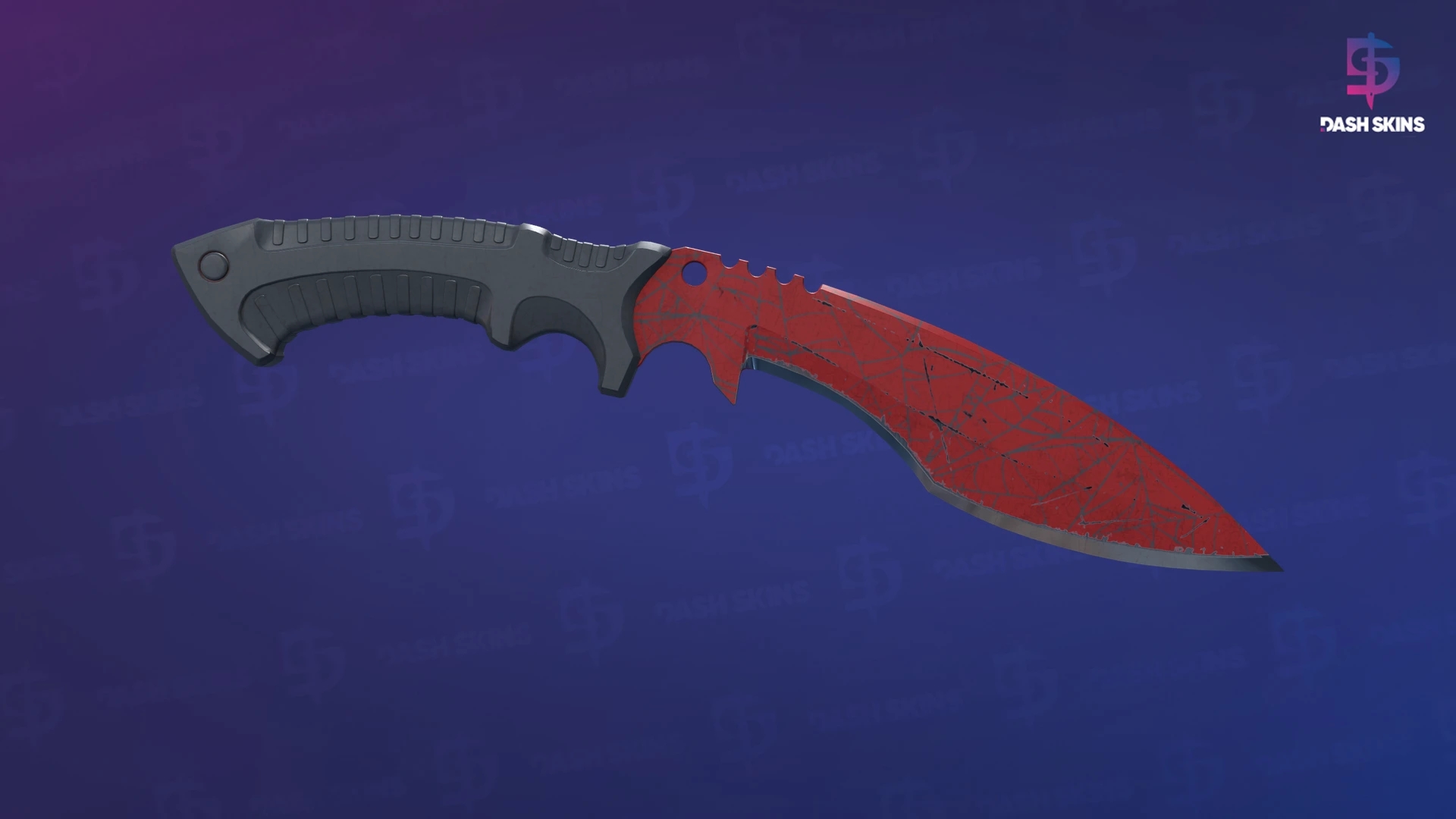★ Kukri Knife | Crimson Web (Well-Worn) Screenshot Playside
