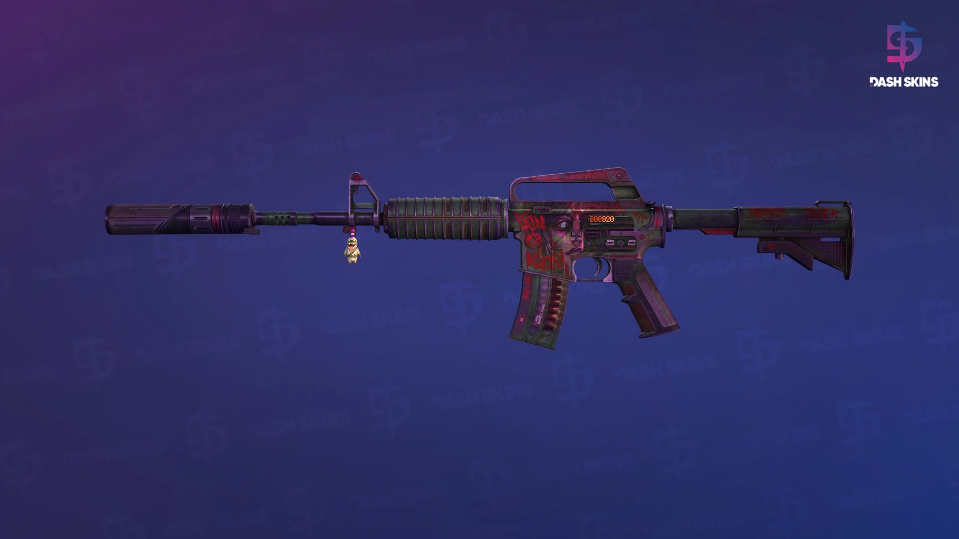 StatTrak™ M4A1-S | Night Terror (Battle-Scarred) Screenshot Playside