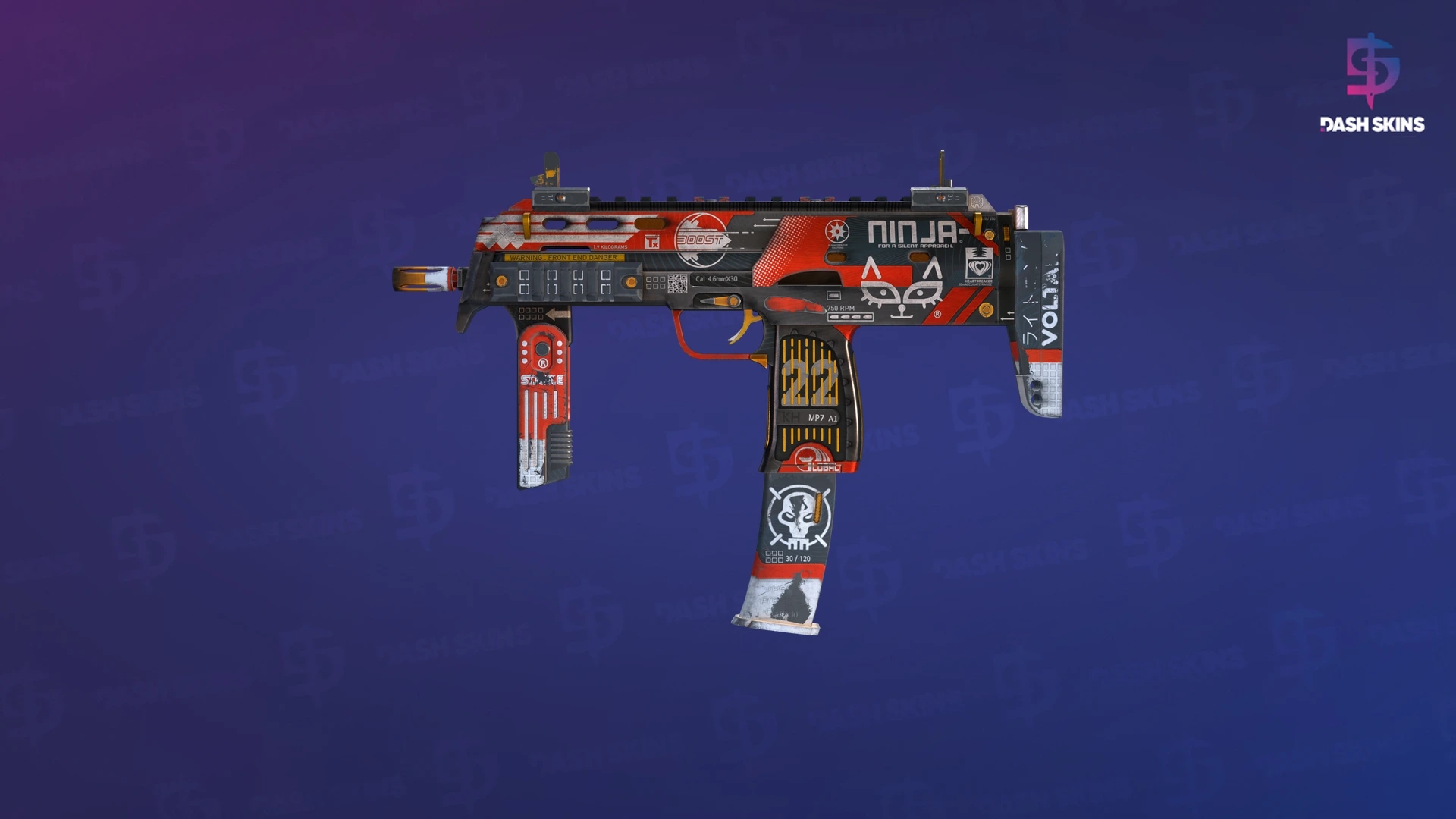 MP7 | Bloodsport (Field-Tested) Screenshot Playside