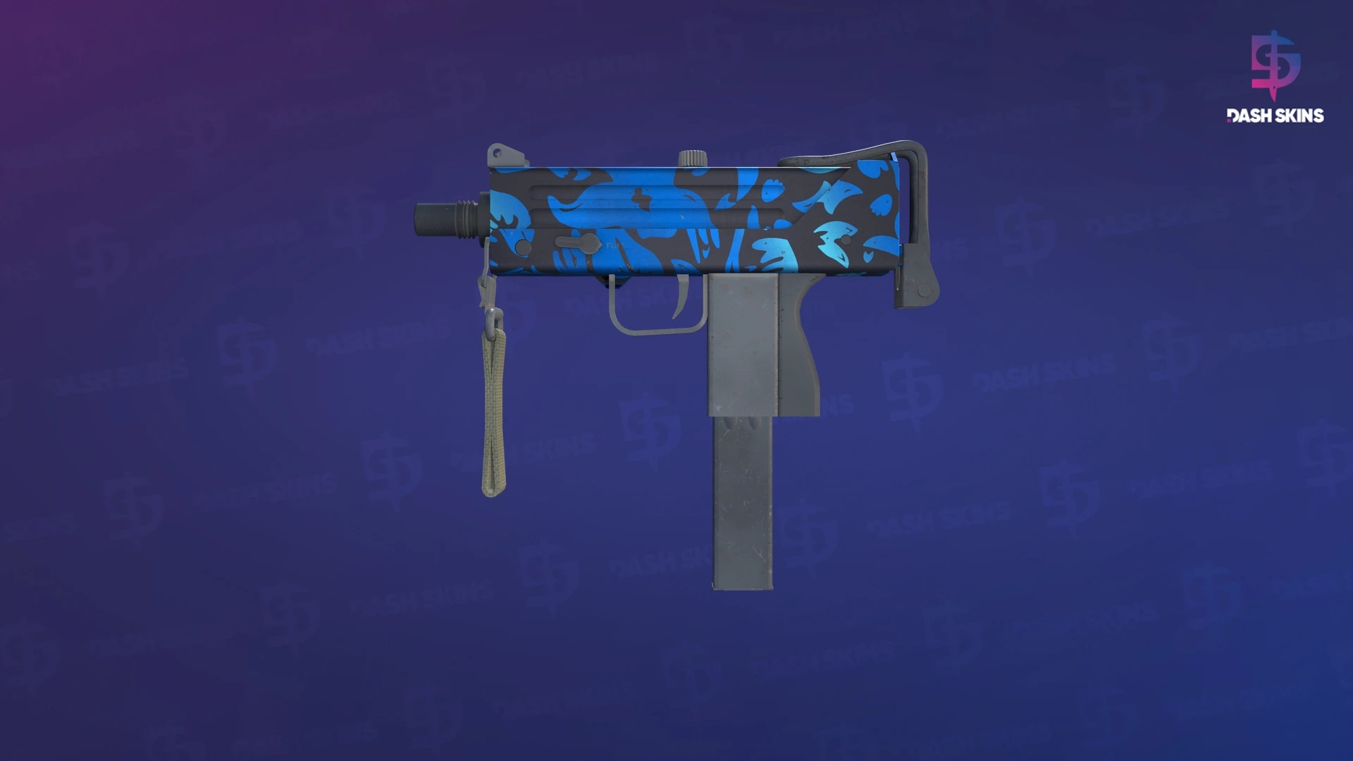 MAC-10 | Oceanic (Minimal Wear) Screenshot Playside