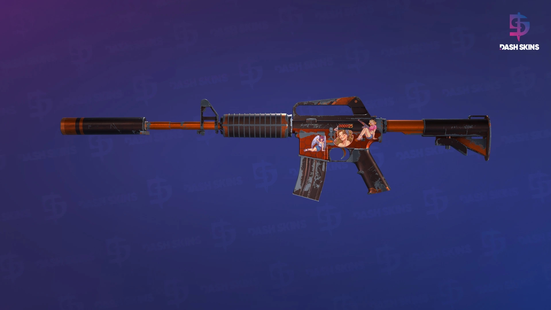 StatTrak™ M4A1-S | Atomic Alloy (Well-Worn) Screenshot Playside