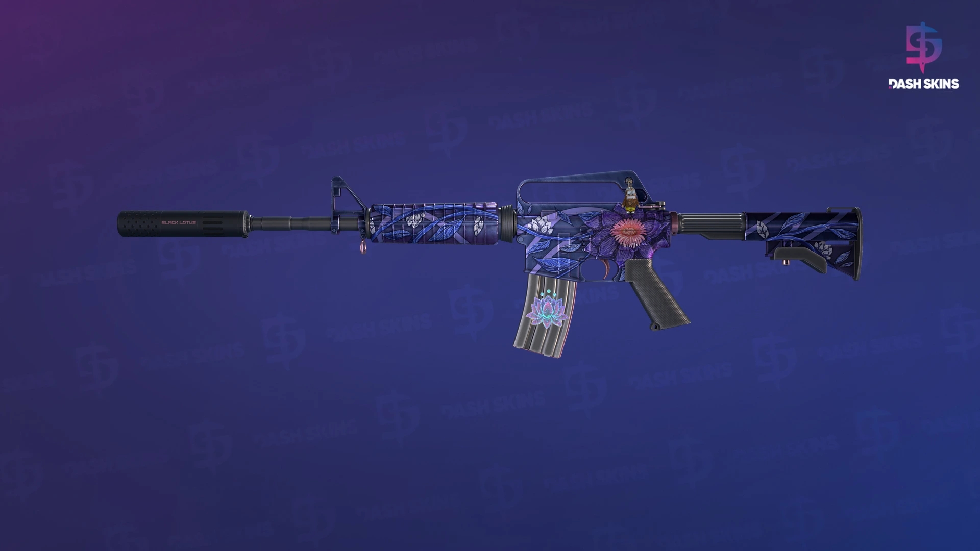 M4A1-S | Black Lotus (Minimal Wear) Screenshot Playside
