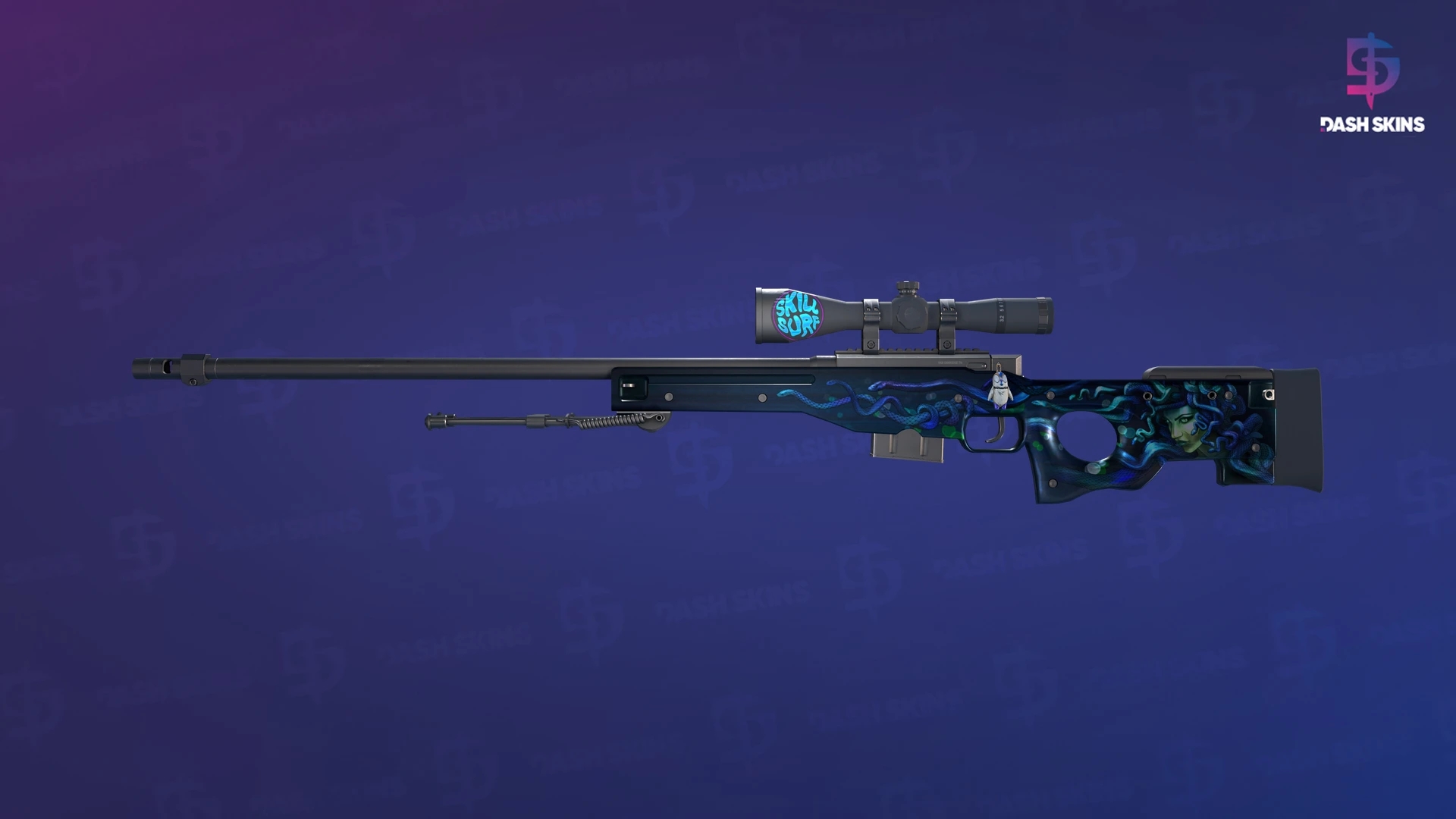 AWP | Medusa (Well-Worn) Screenshot Playside