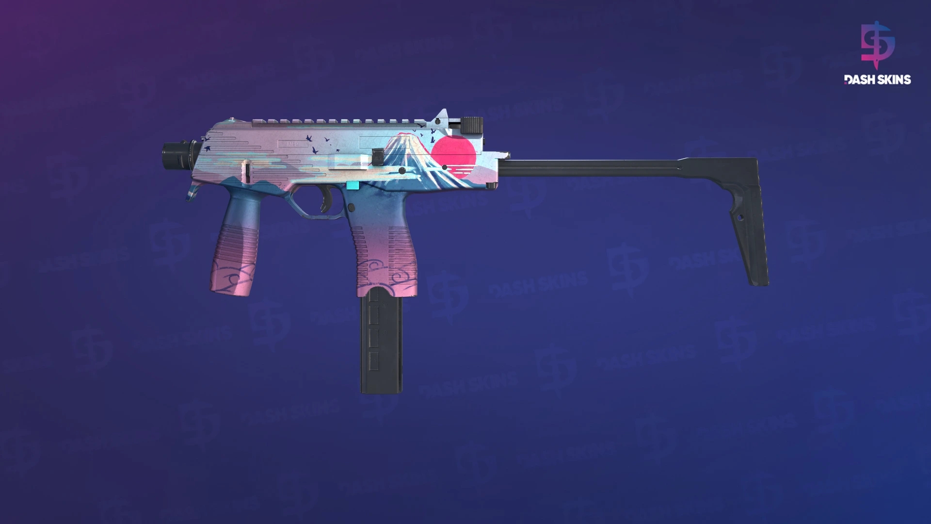 MP9 | Mount Fuji (Minimal Wear) Screenshot Playside