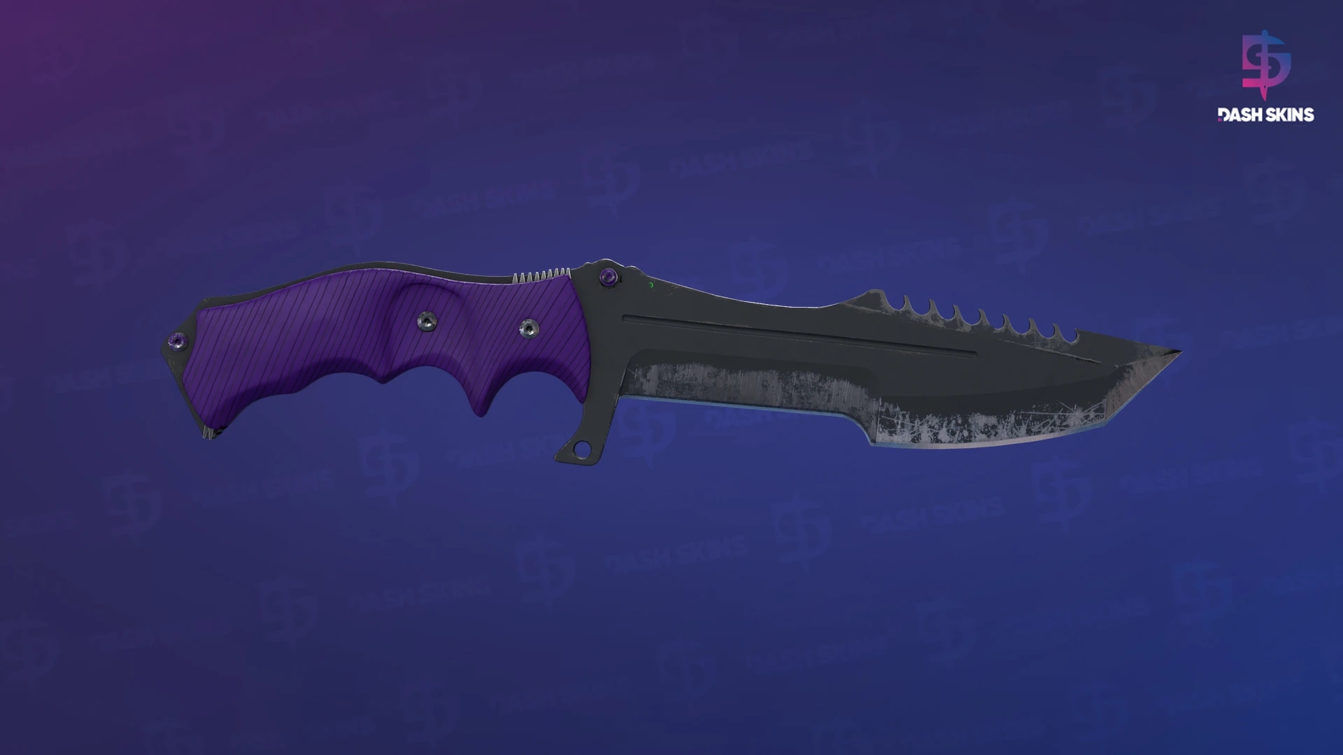 ★ Huntsman Knife | Ultraviolet (Field-Tested) Screenshot Playside
